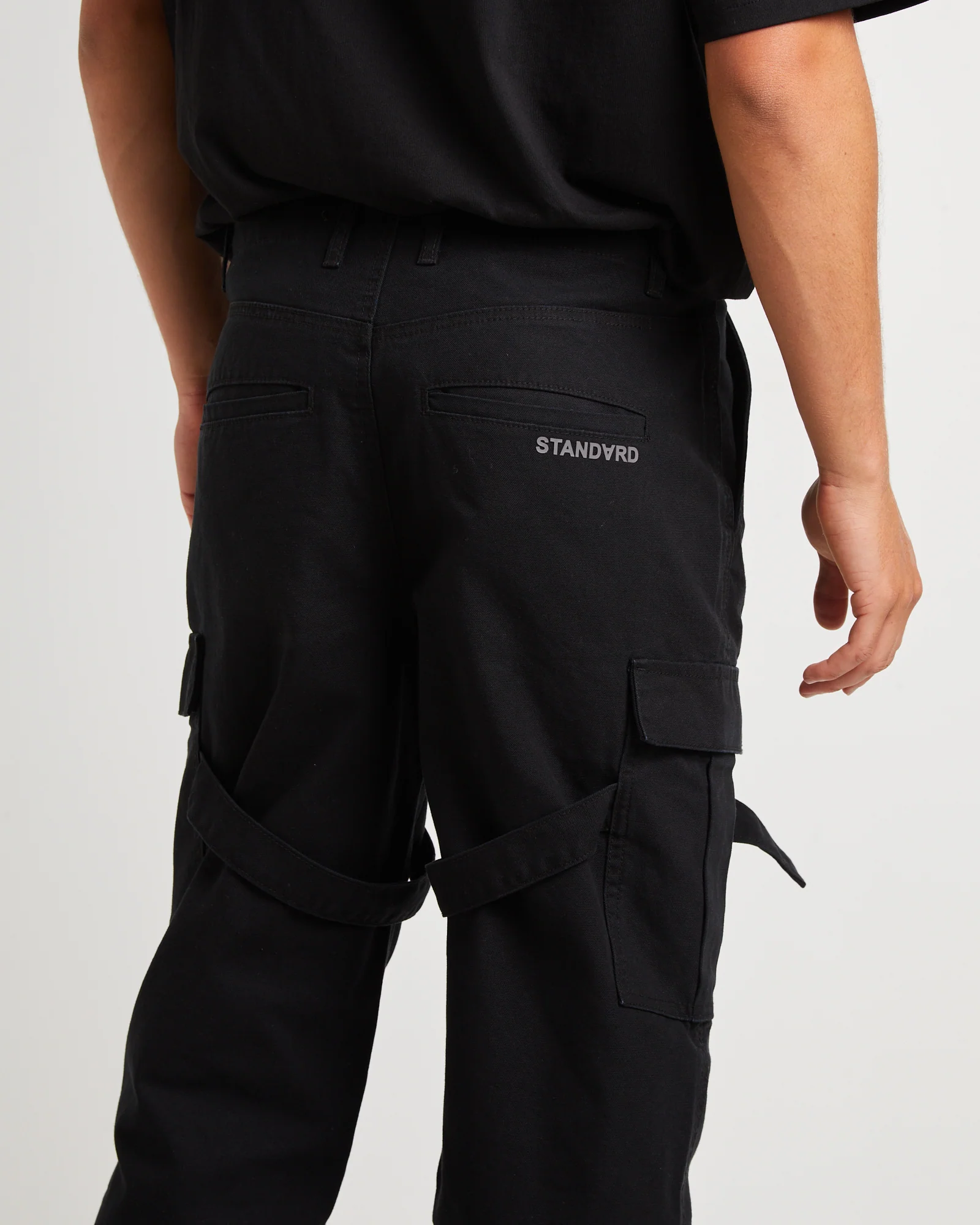 Chicane Cargo Pants in Black - Image 6