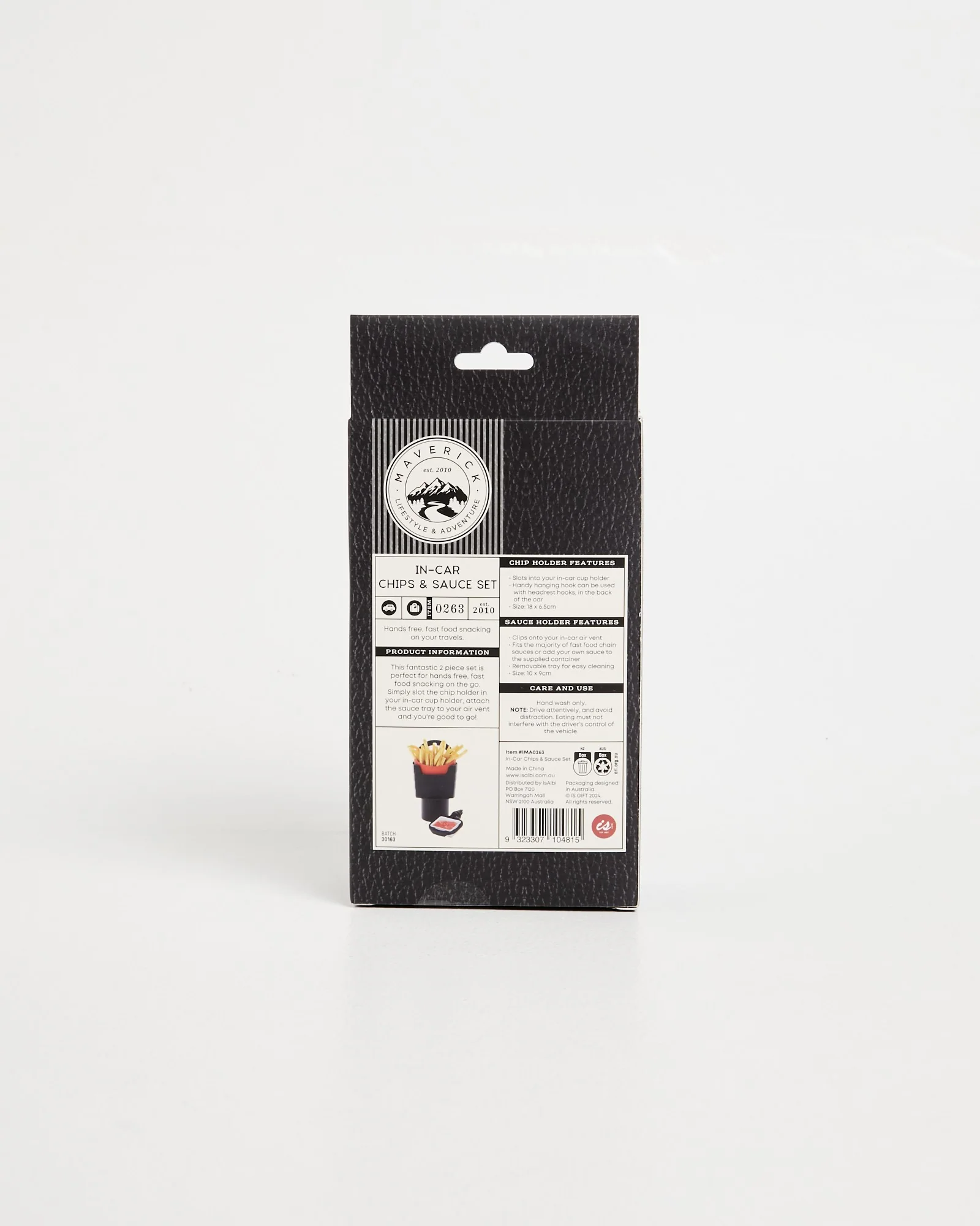 Chips and Sauce In Car Holder Set - Image 3