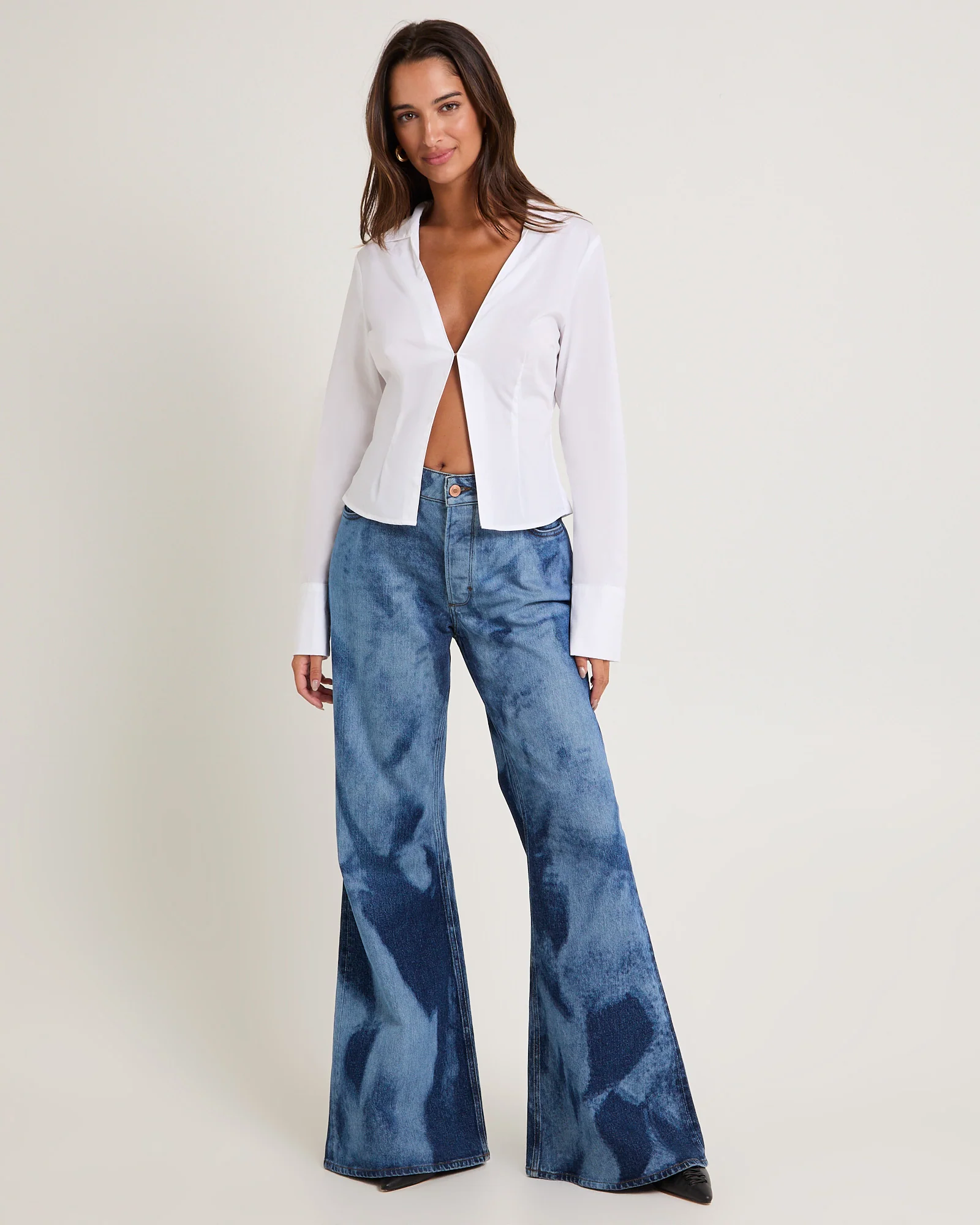 Chloe Baggy  Denim Jeans Mars - Image 3