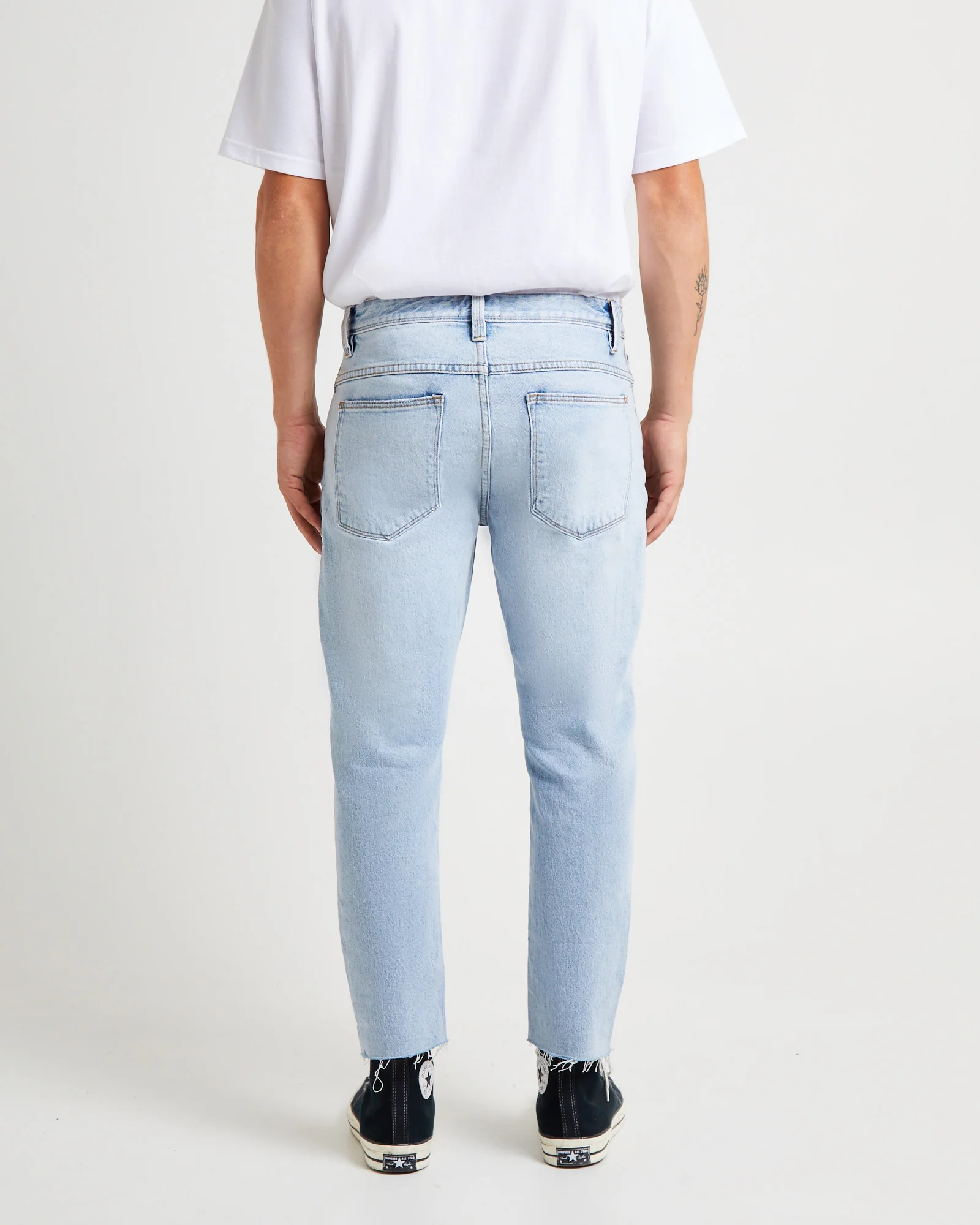 Chopped Straight Denim Jeans - Image 2