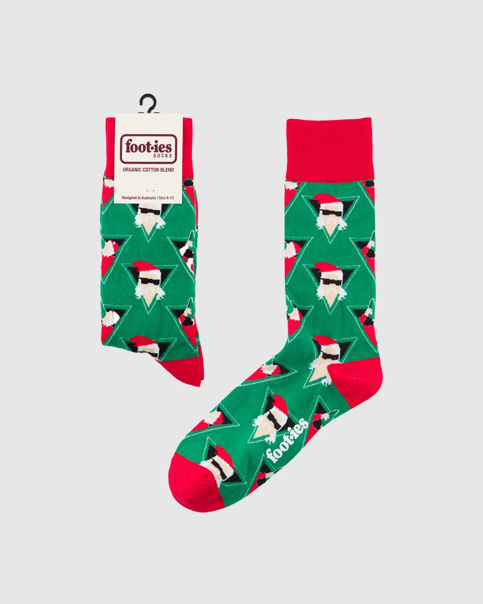 Christmas Shoey Santa Organic Cotton Socks - Image 2