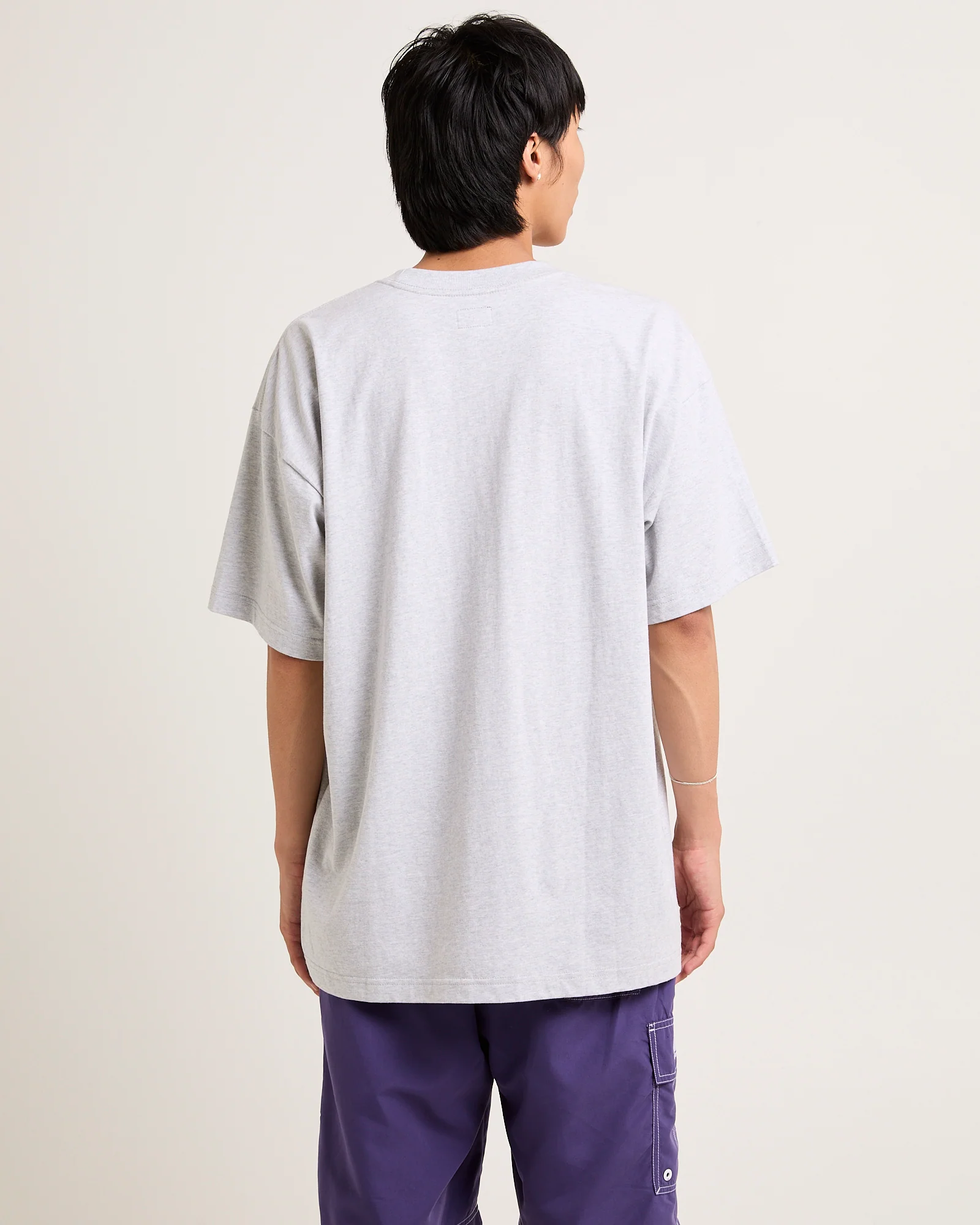 Chrome Pill T-Shirt in Light Grey Heather - Image 4
