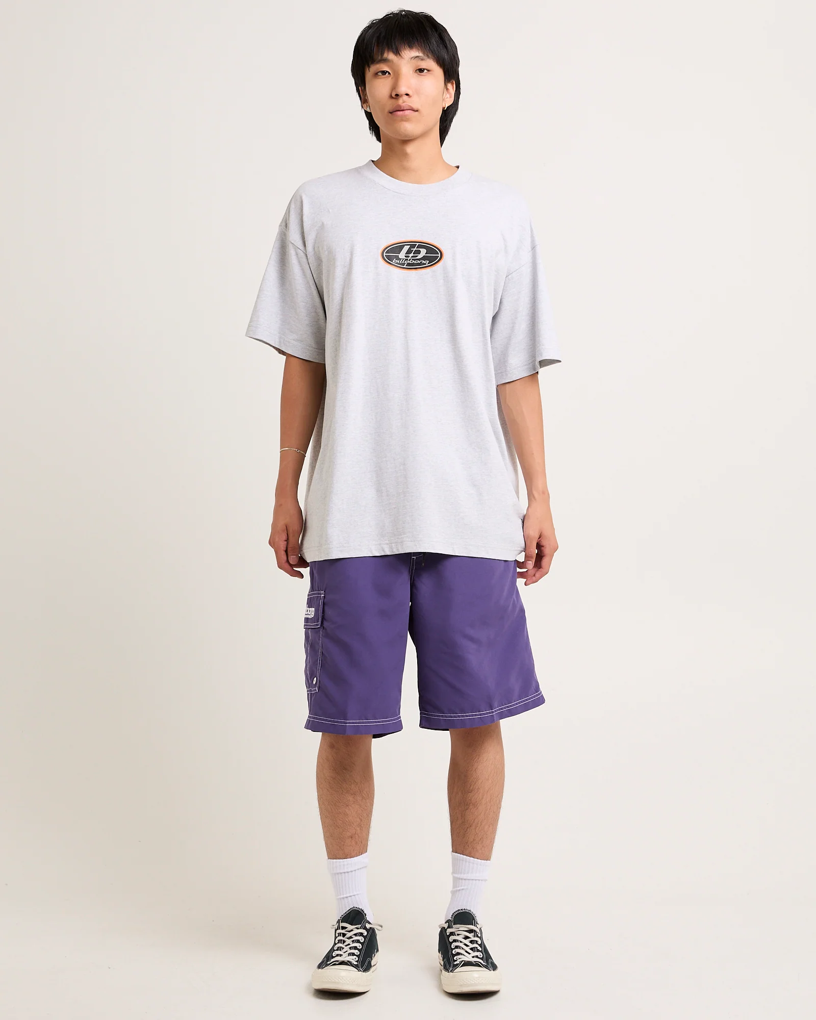 Chrome Pill T-Shirt in Light Grey Heather - Image 5