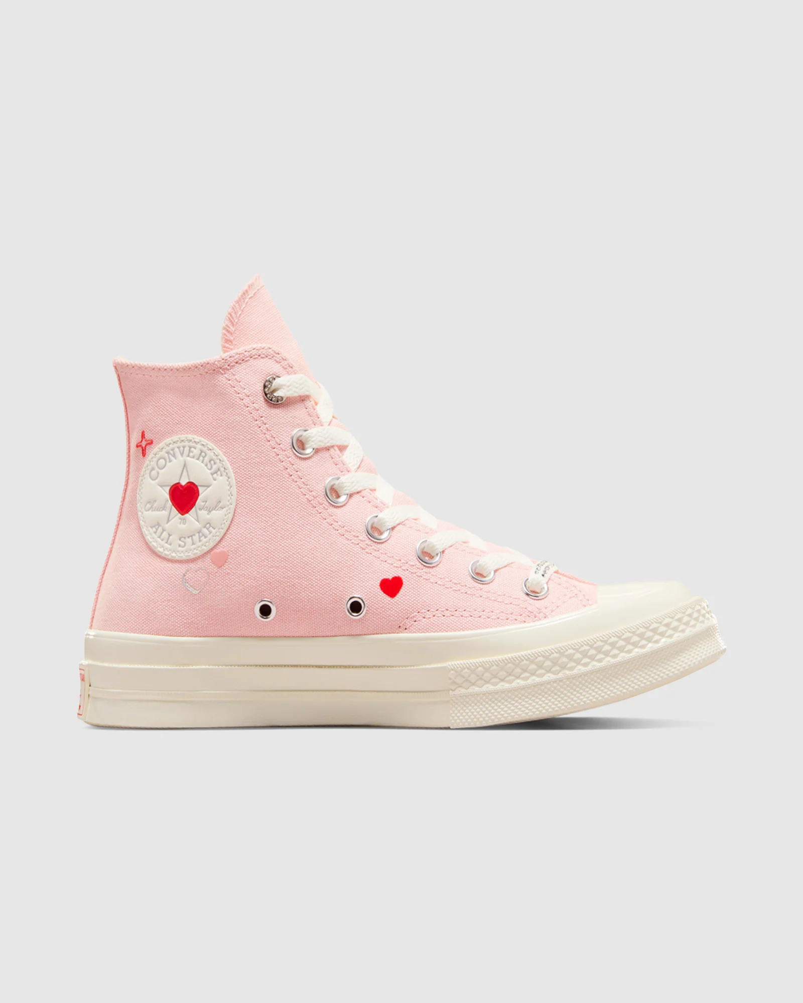 Chuck 70 Y2K Heart Valentine's Day Love Shoes in Donut Glaze - Image 2