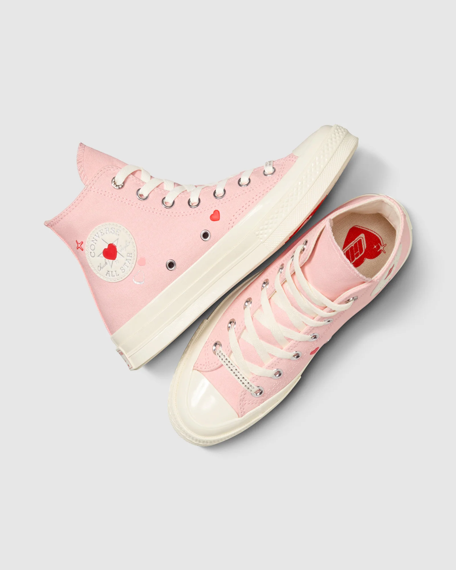 Chuck 70 Y2K Heart Valentine's Day Love Shoes in Donut Glaze - Image 4