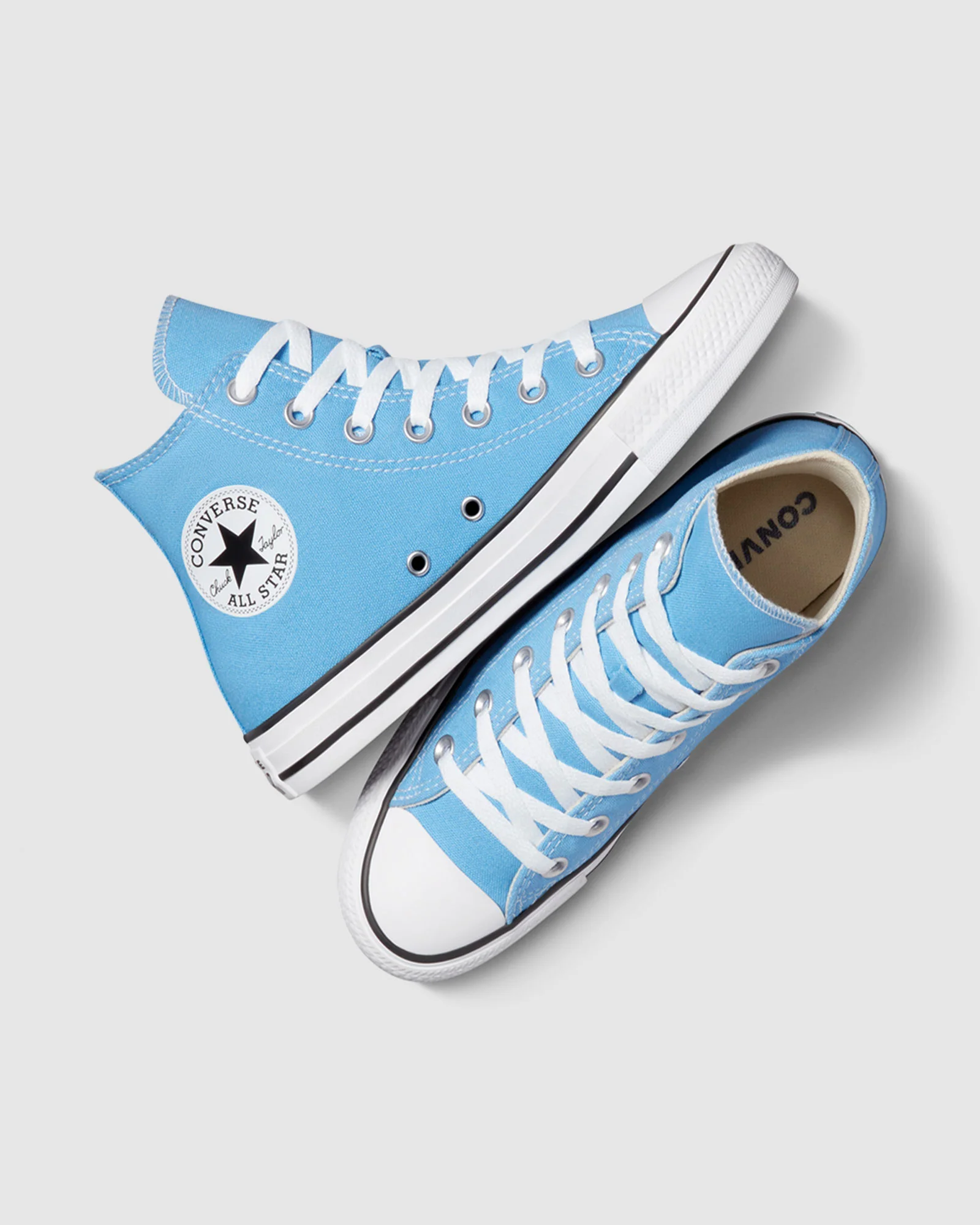 Chuck Taylor All Star Hi Top Sneakers in Light Blue - Image 4
