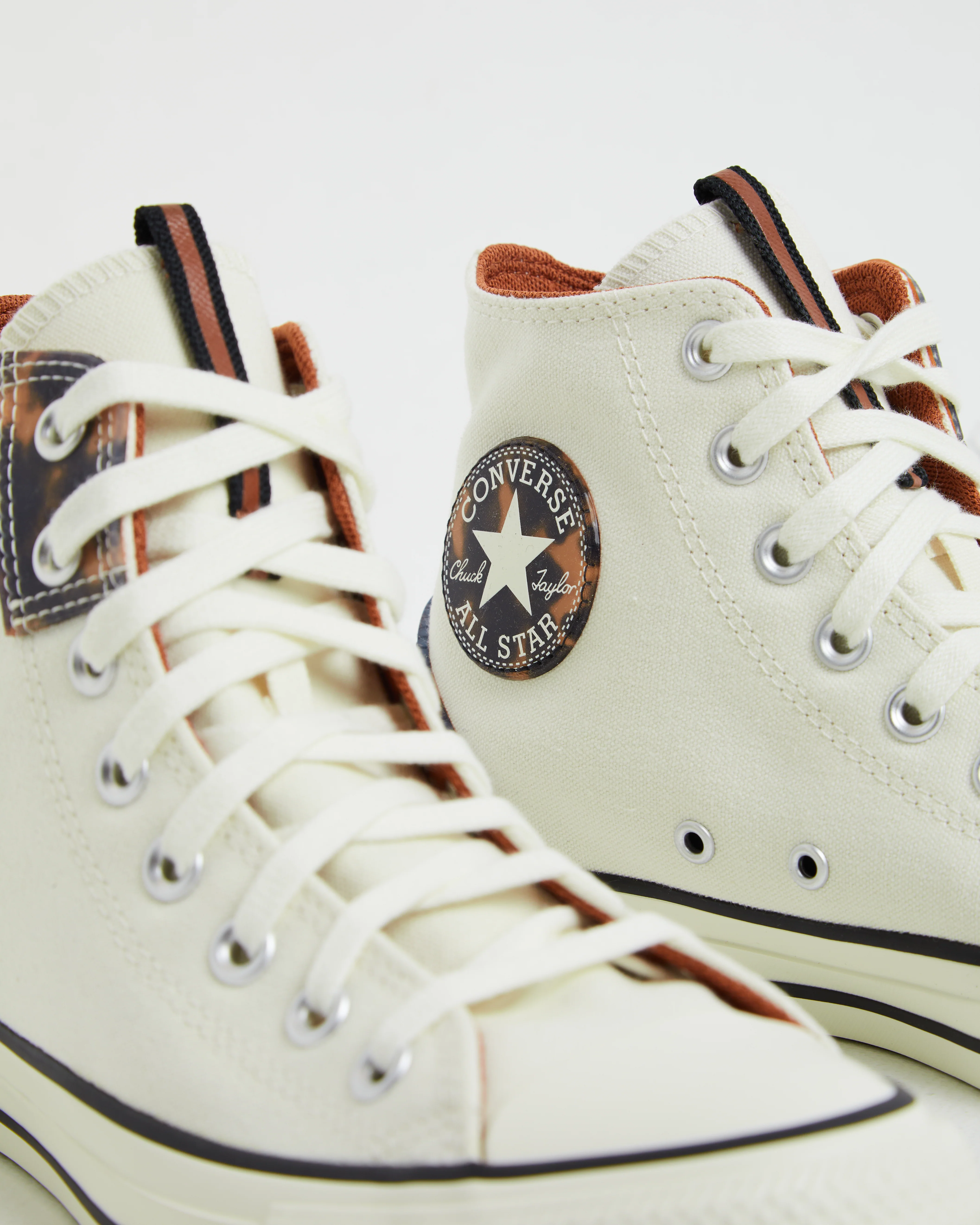 Chuck Taylor All Star Hi Top Sneakers in Tortoise White - Image 2