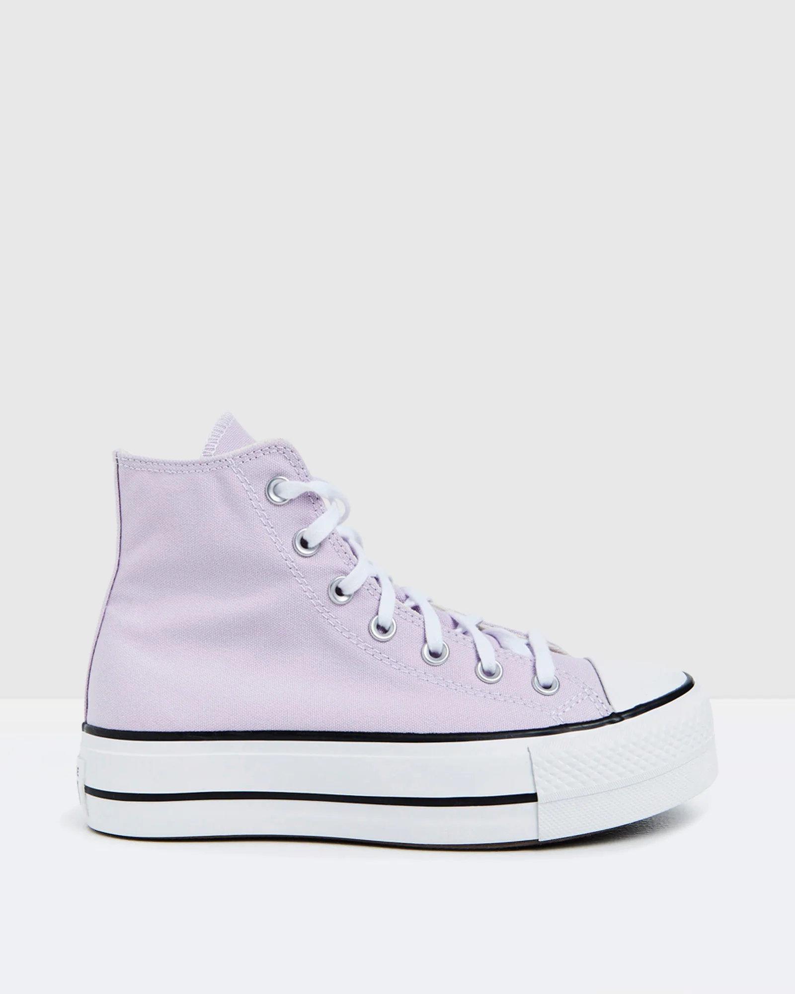 Chuck Taylor All Star Lift Platform Canvas Sneakers Purple - Image 2