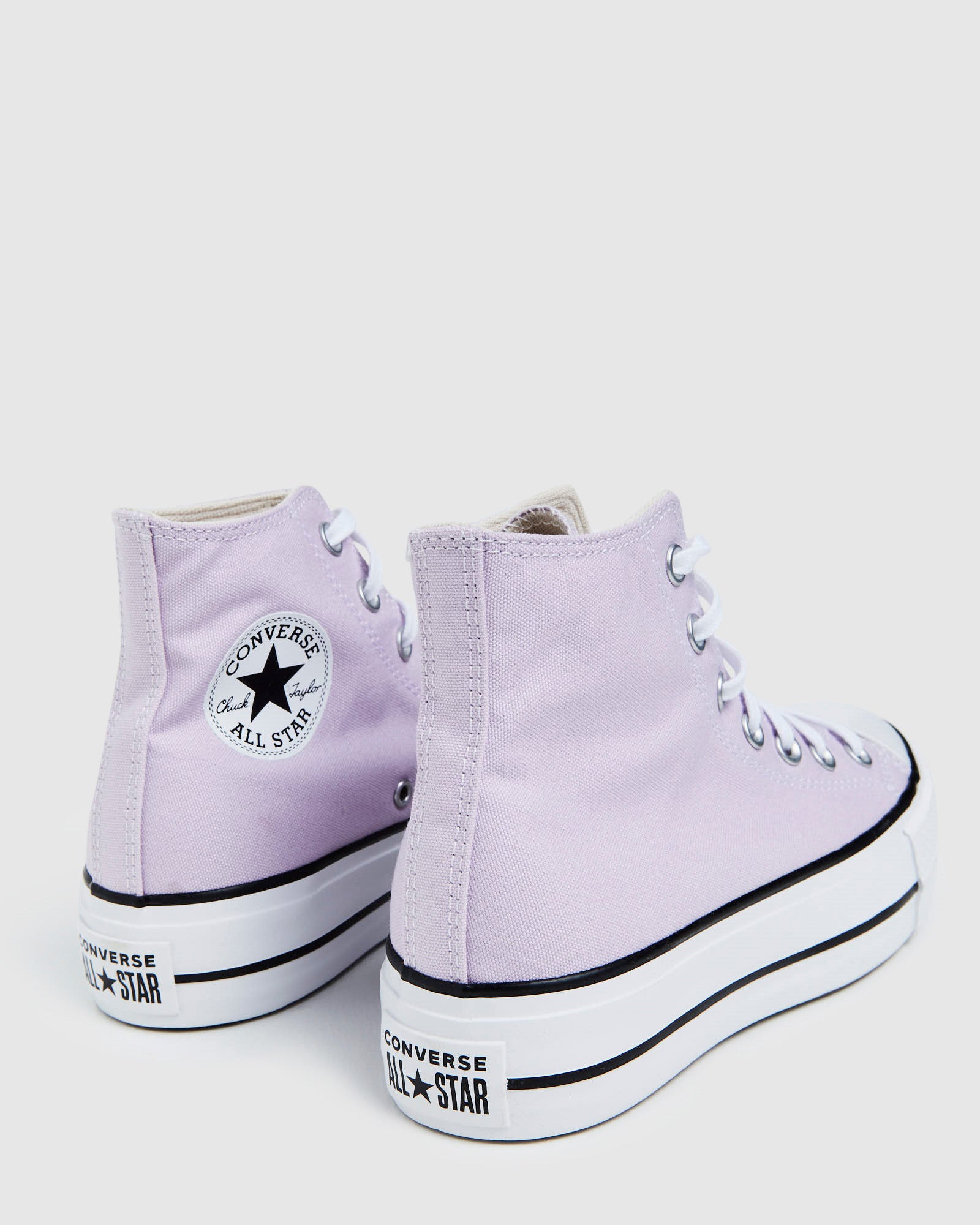 Chuck Taylor All Star Lift Platform Canvas Sneakers Purple - Image 5