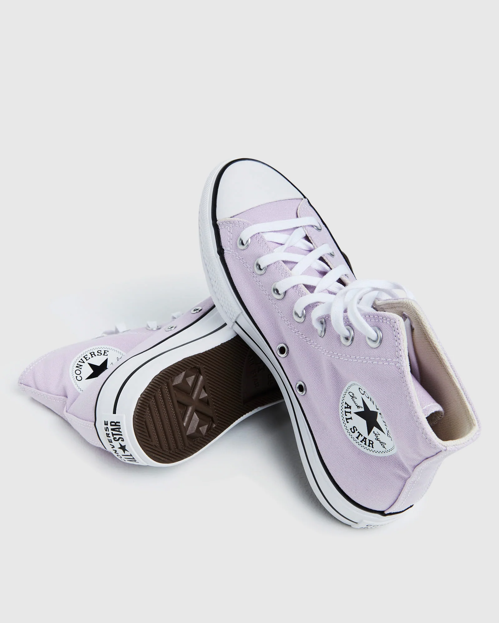 Chuck Taylor All Star Lift Platform Canvas Sneakers Purple - Image 6
