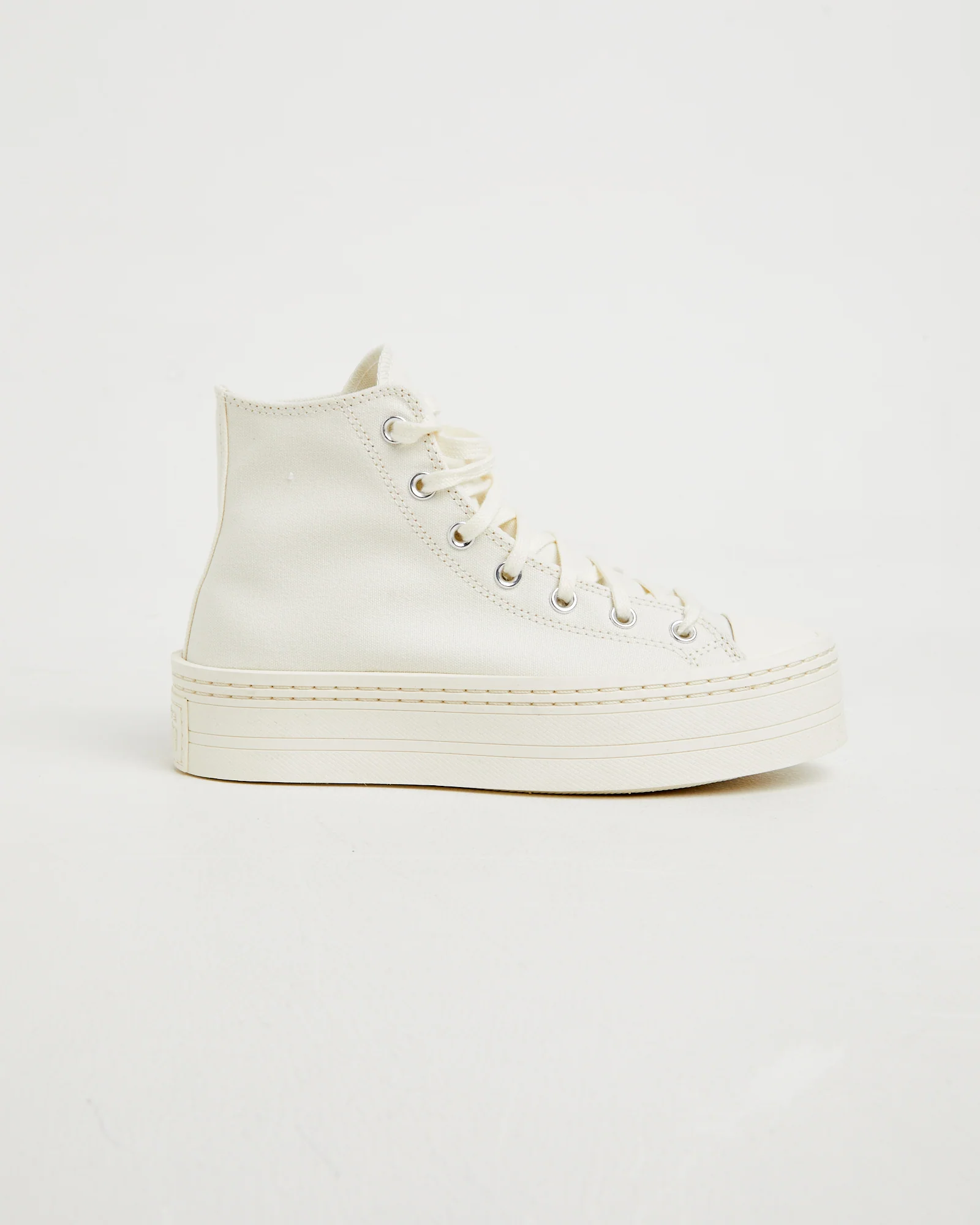 Chuck Taylor All Star Modern Lift Hi Top Sneakers in Egret - Image 3
