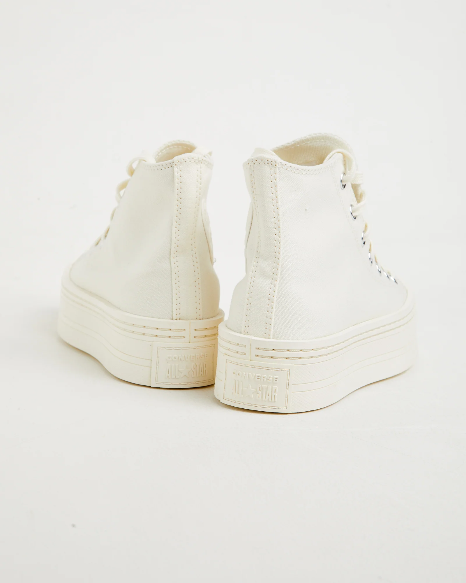 Chuck Taylor All Star Modern Lift Hi Top Sneakers in Egret - Image 5