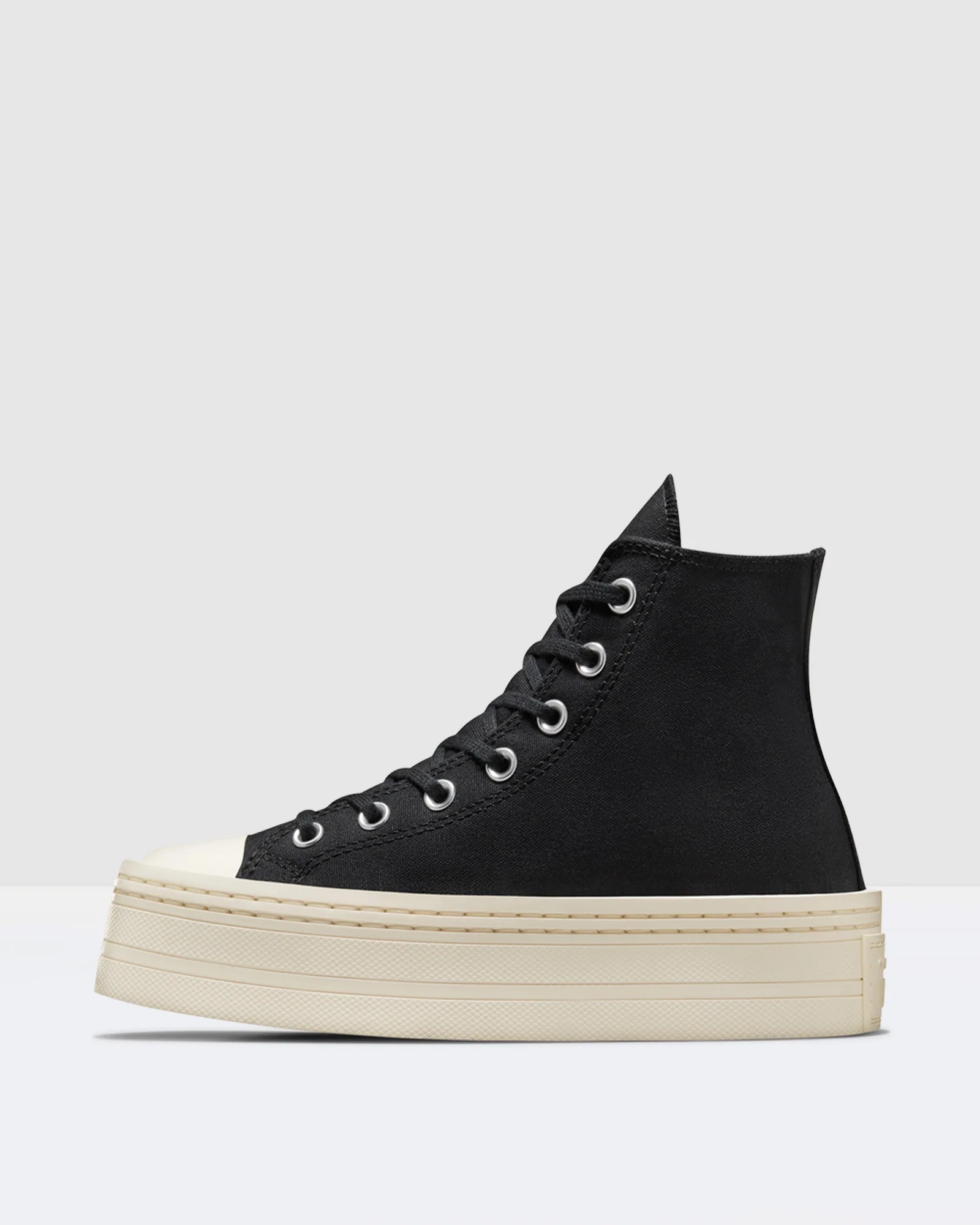 Chuck Taylor All Star Modern Lift High Top Sneakers in Black - Image 3
