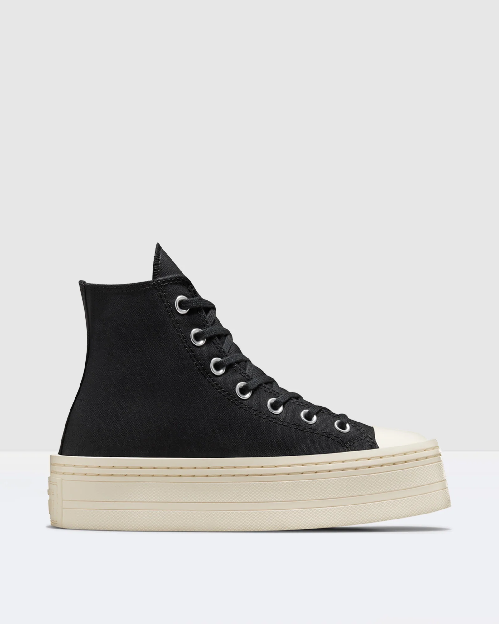 Chuck Taylor All Star Modern Lift High Top Sneakers in Black - Image 4