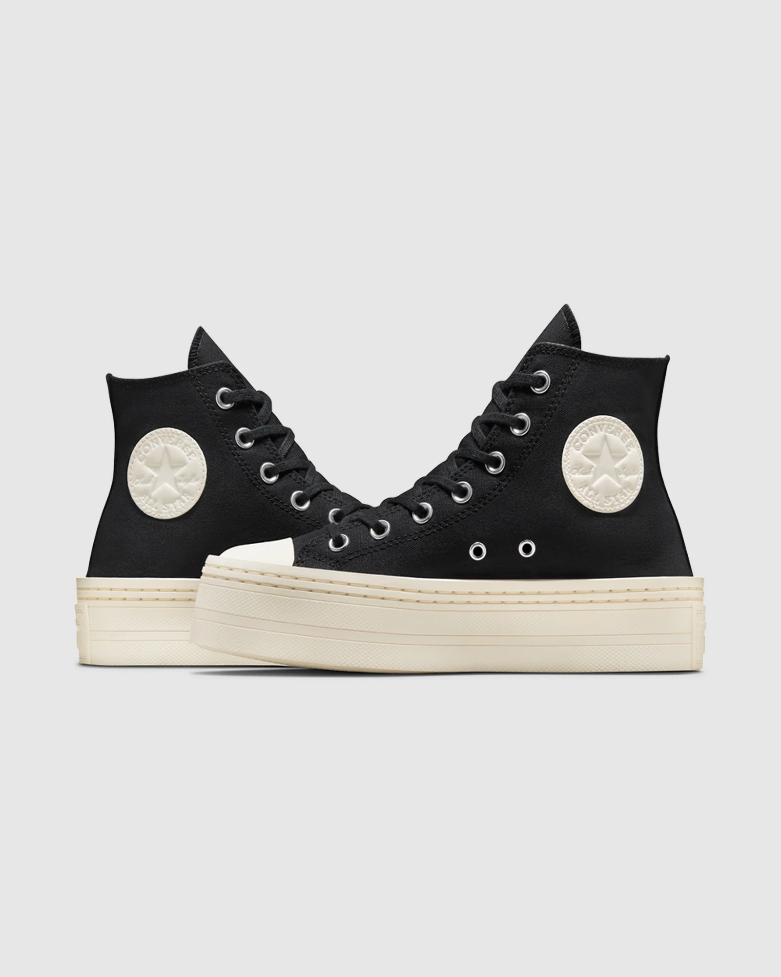 Chuck Taylor All Star Modern Lift High Top Sneakers in Black - Image 5