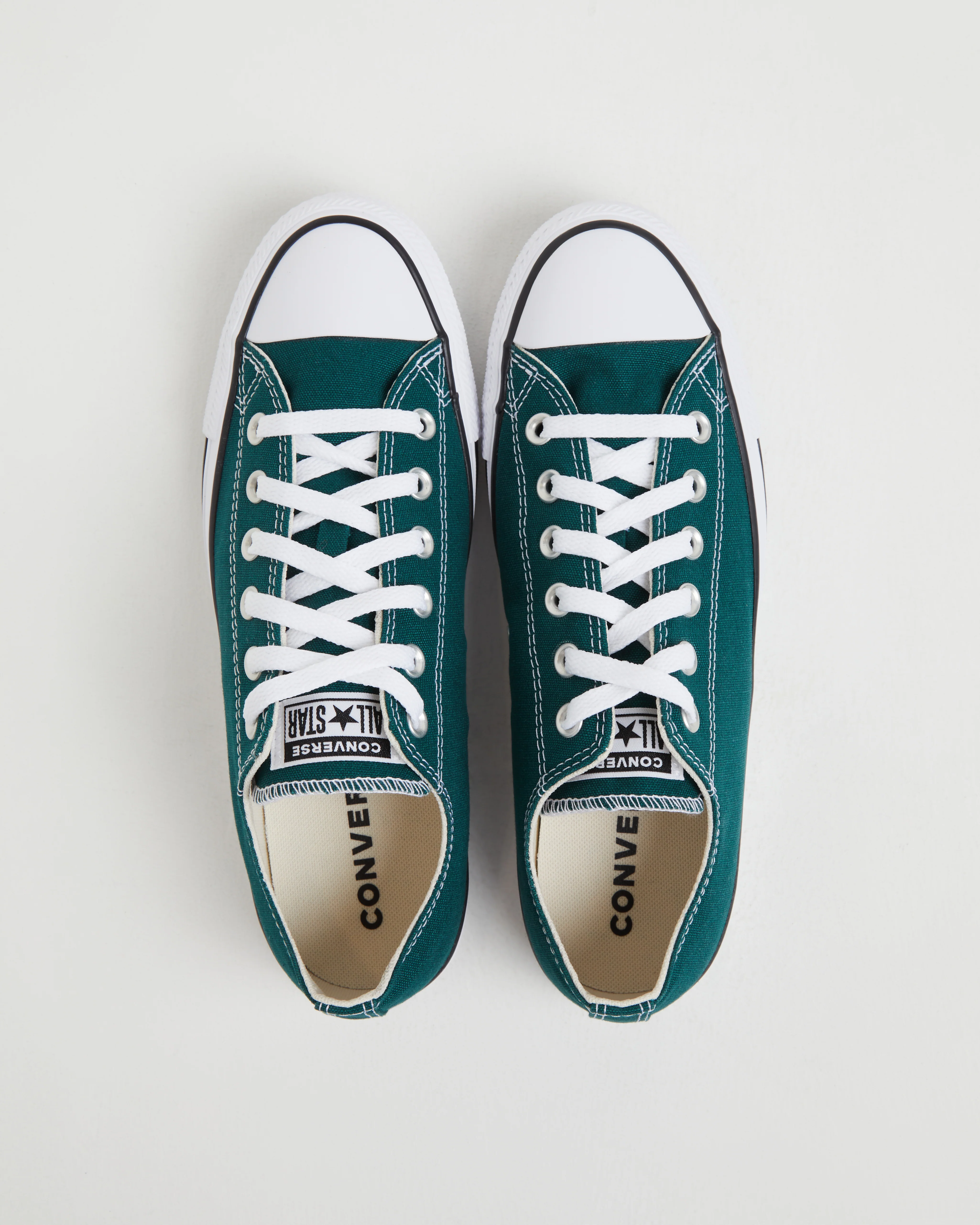 Chuck Taylor All Star Ox Sneakers in Dragon Scale Green - Image 3