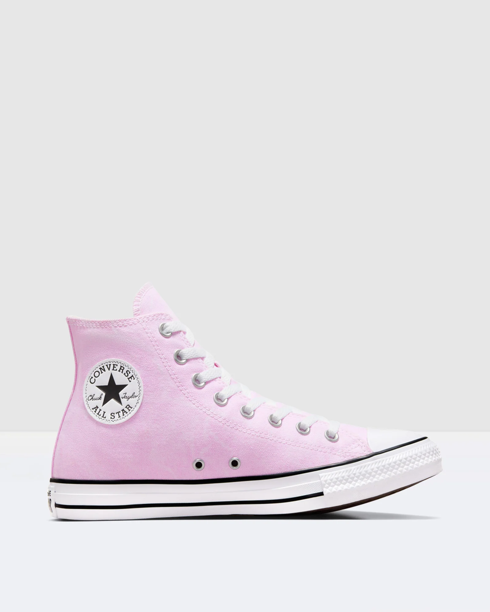 Chuck Taylor All Star Washed Canvas Hi-Top Shoes Stardust Lilac - Image 2