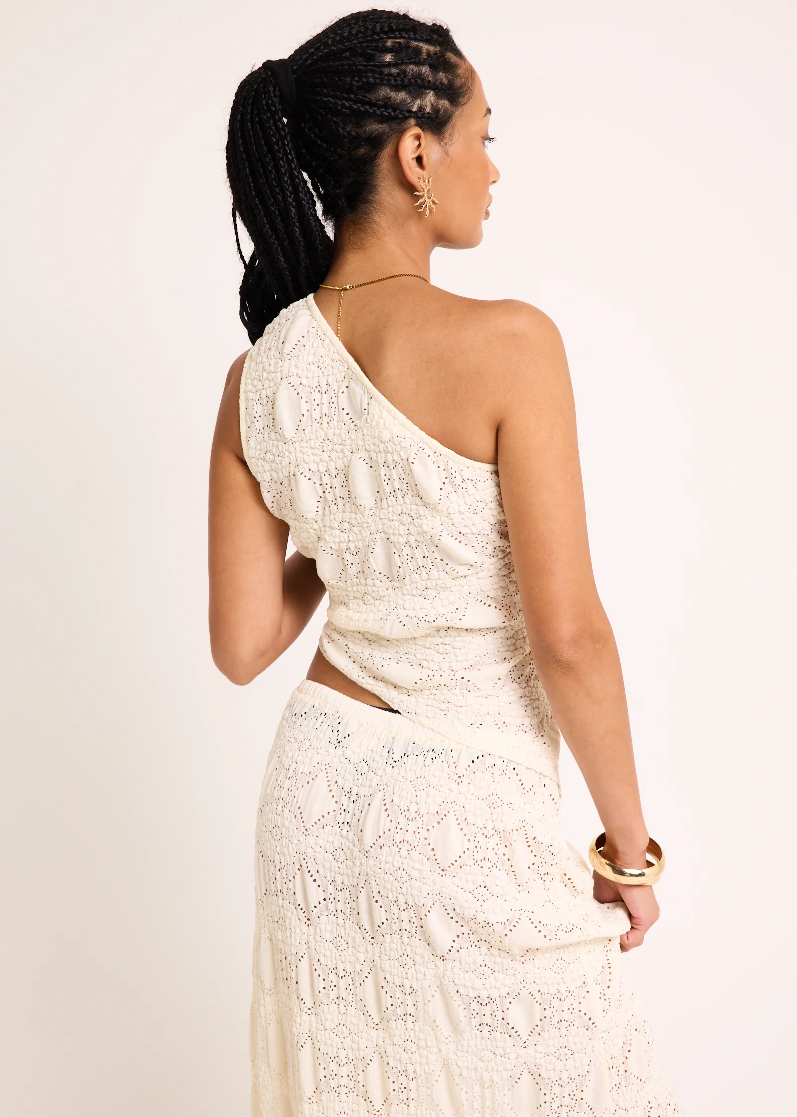 Ciao Lace One Shoulder Top - Image 3