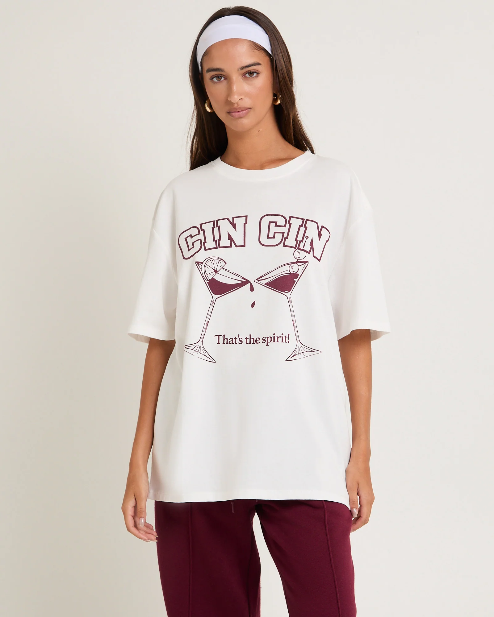 Cin Cin Oversized T-Shirt - Image 2