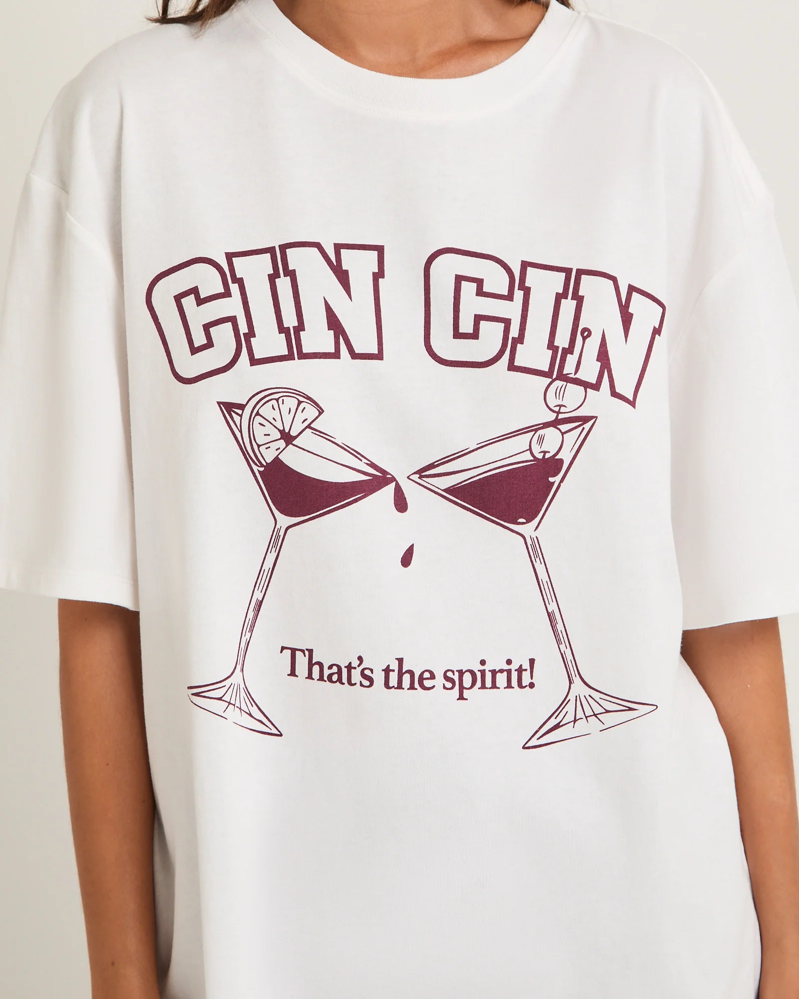 Cin Cin Oversized T-Shirt - Image 6