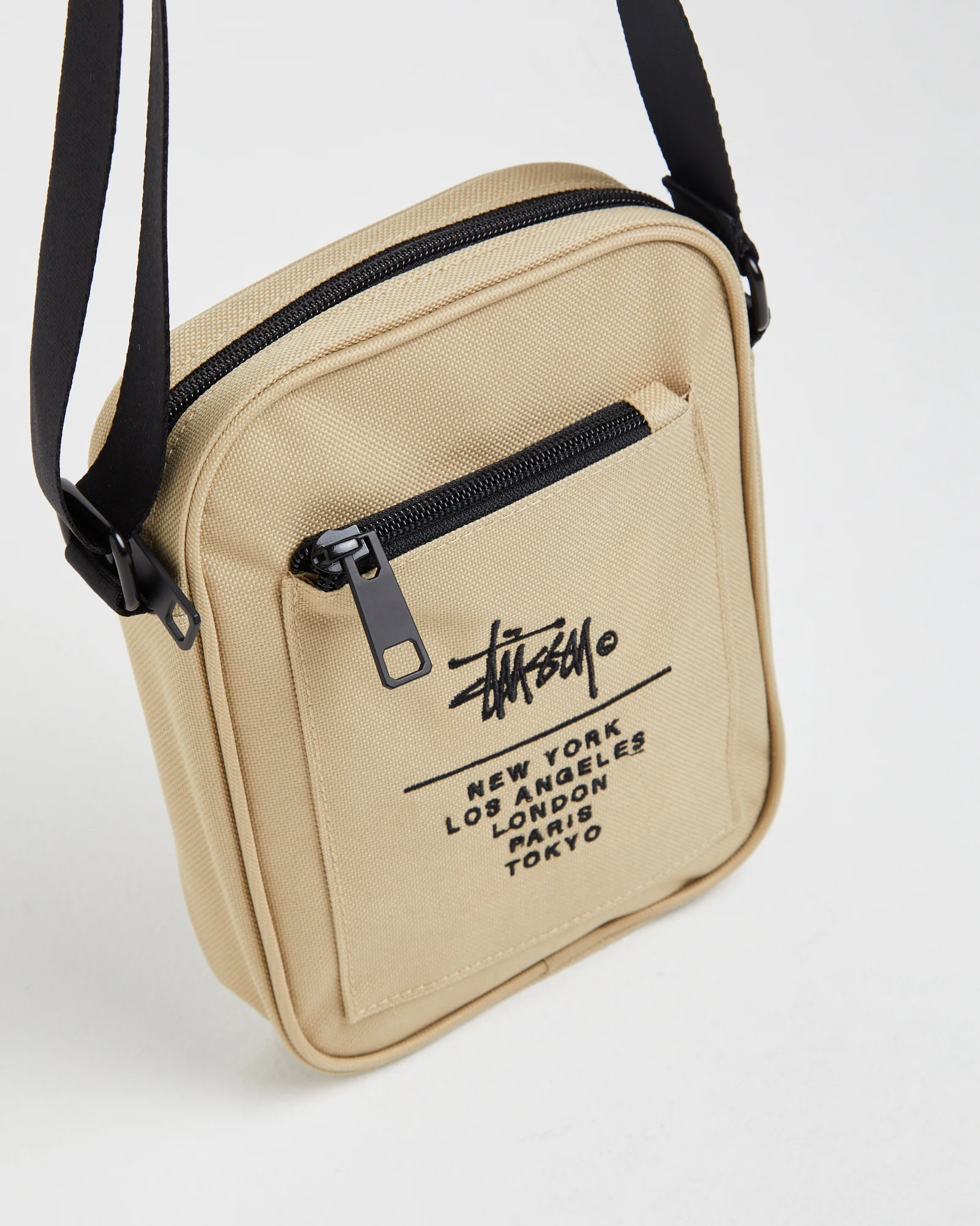 City Stack Messenger Bag Khaki - Image 5