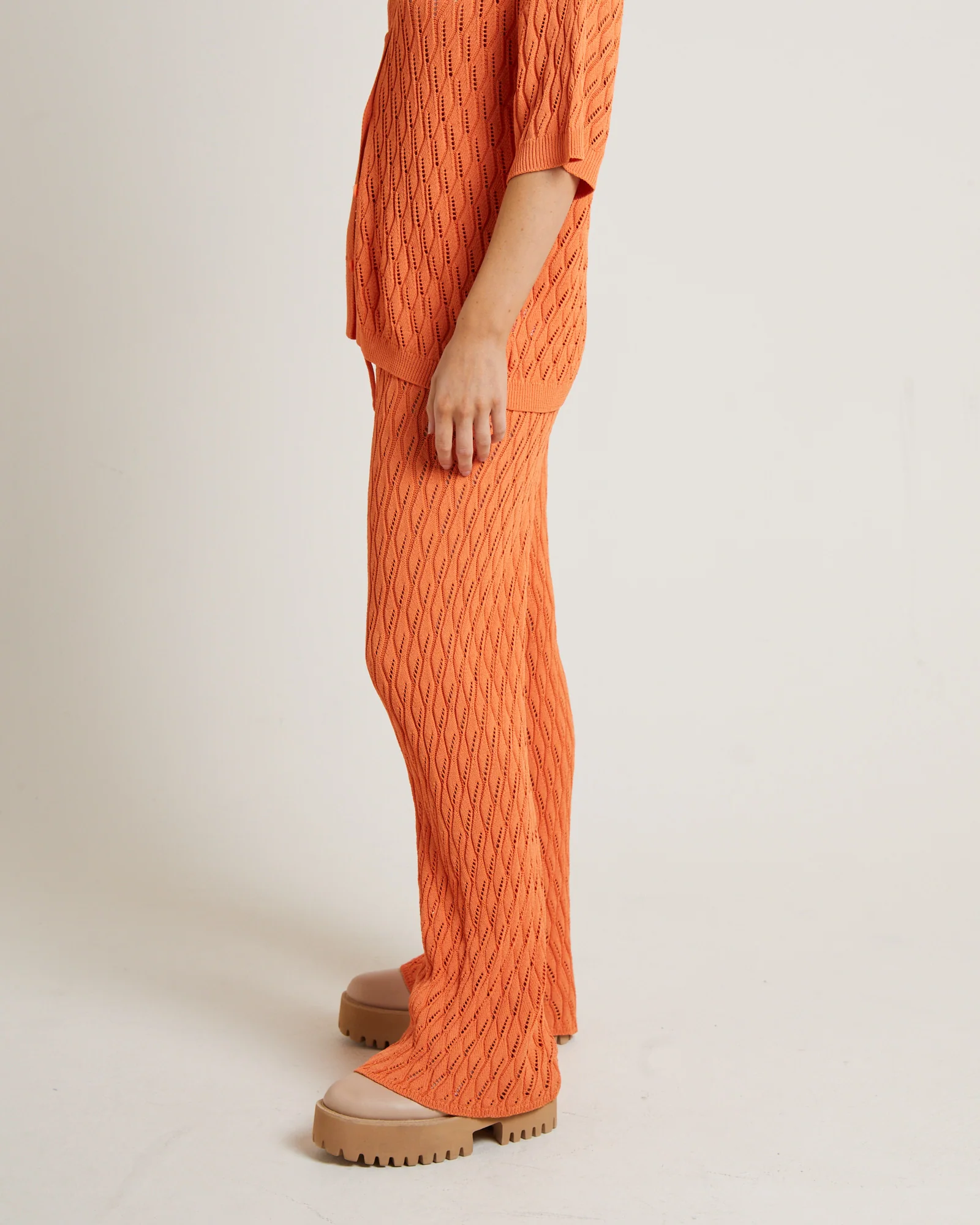 Claire Pants in Orange - Image 4