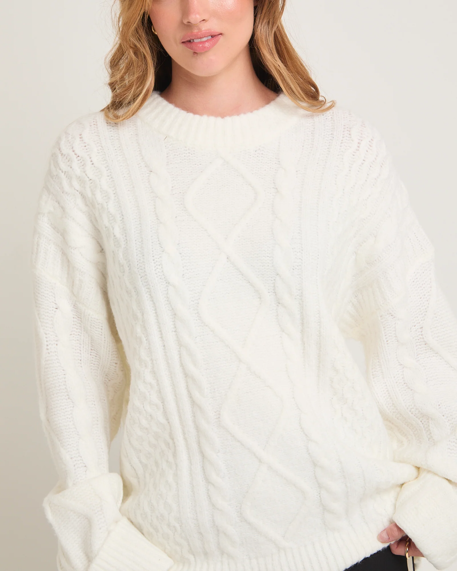 Clara Cable Knit Sweater - Image 5