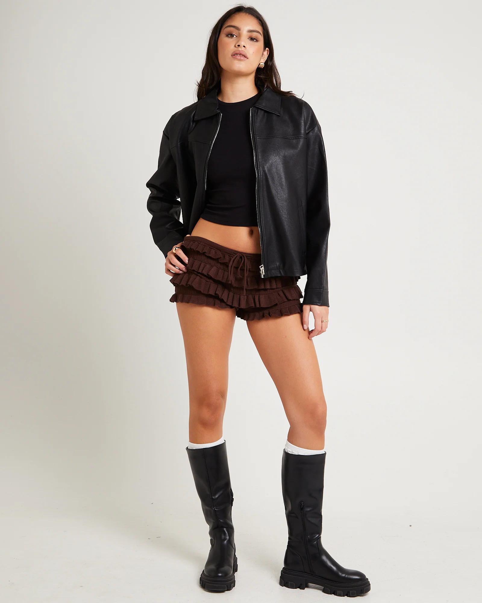 Clara Clean PU Jacket - Image 2