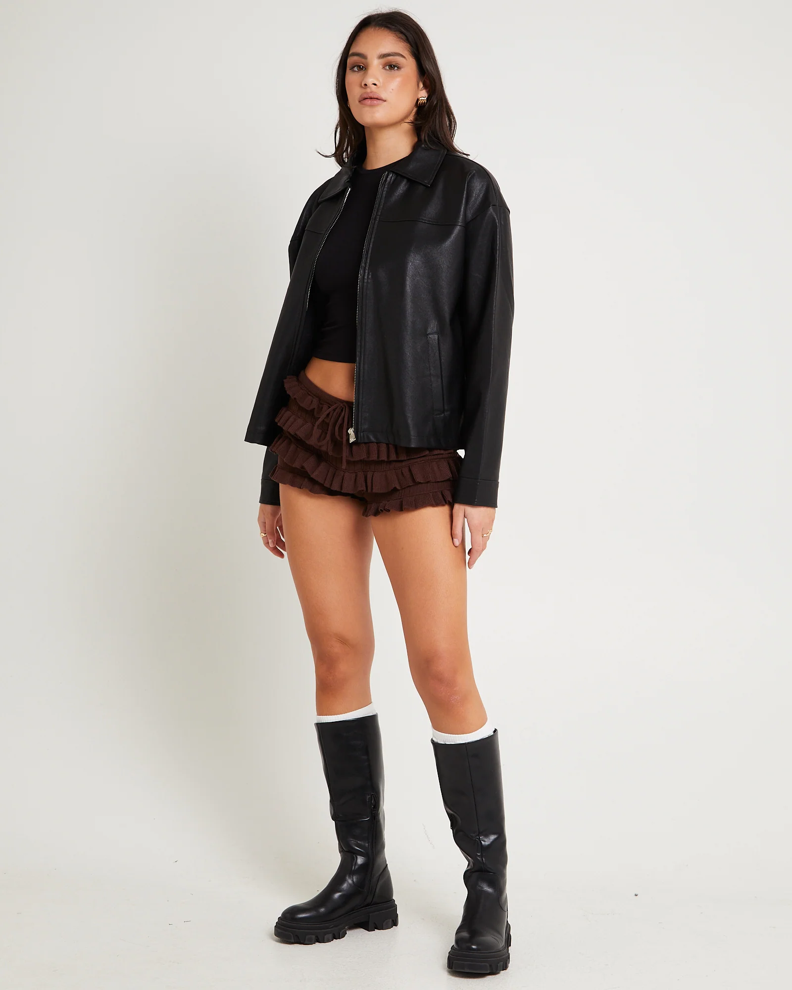 Clara Clean PU Jacket - Image 4