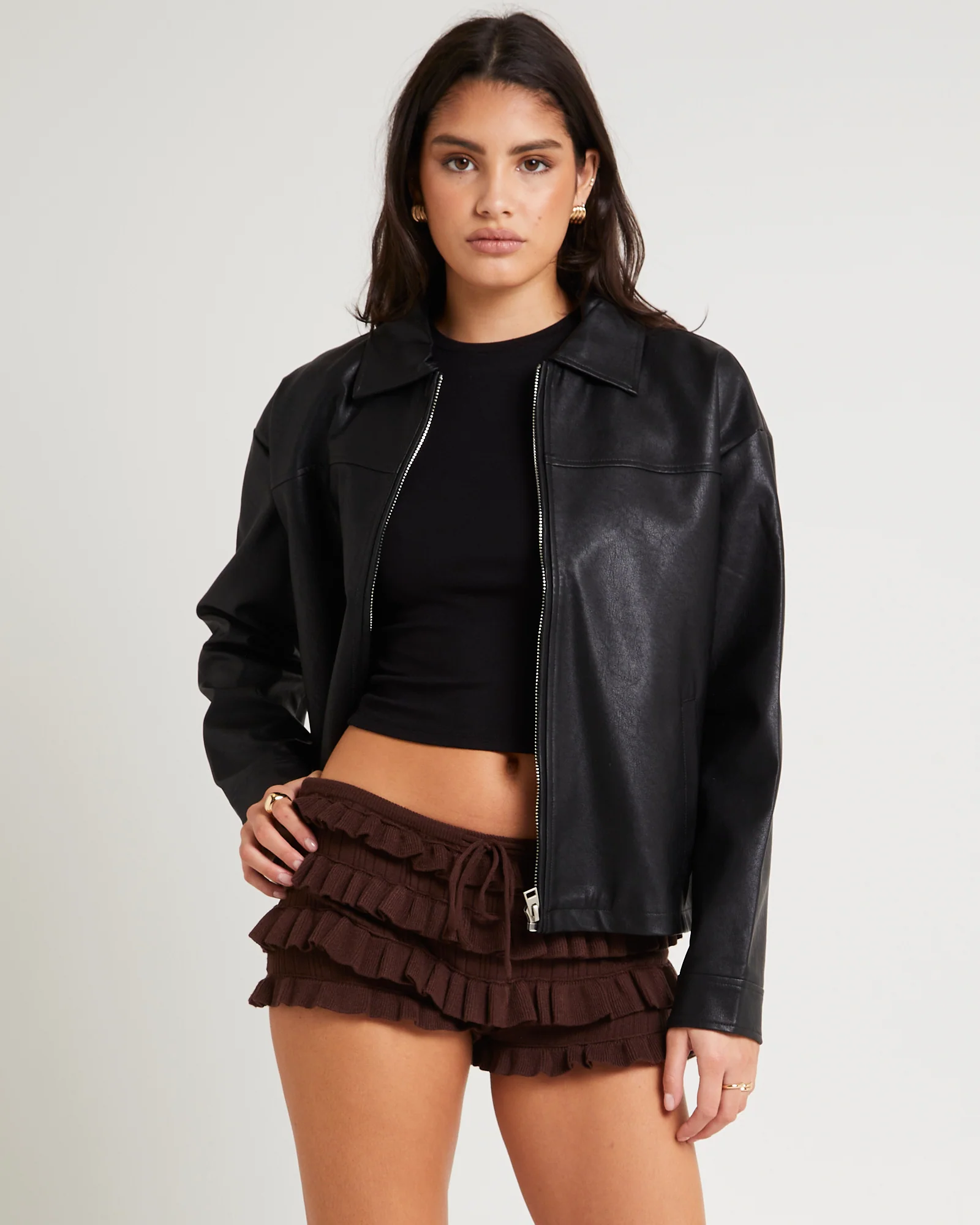 Clara Clean PU Jacket - Image 5