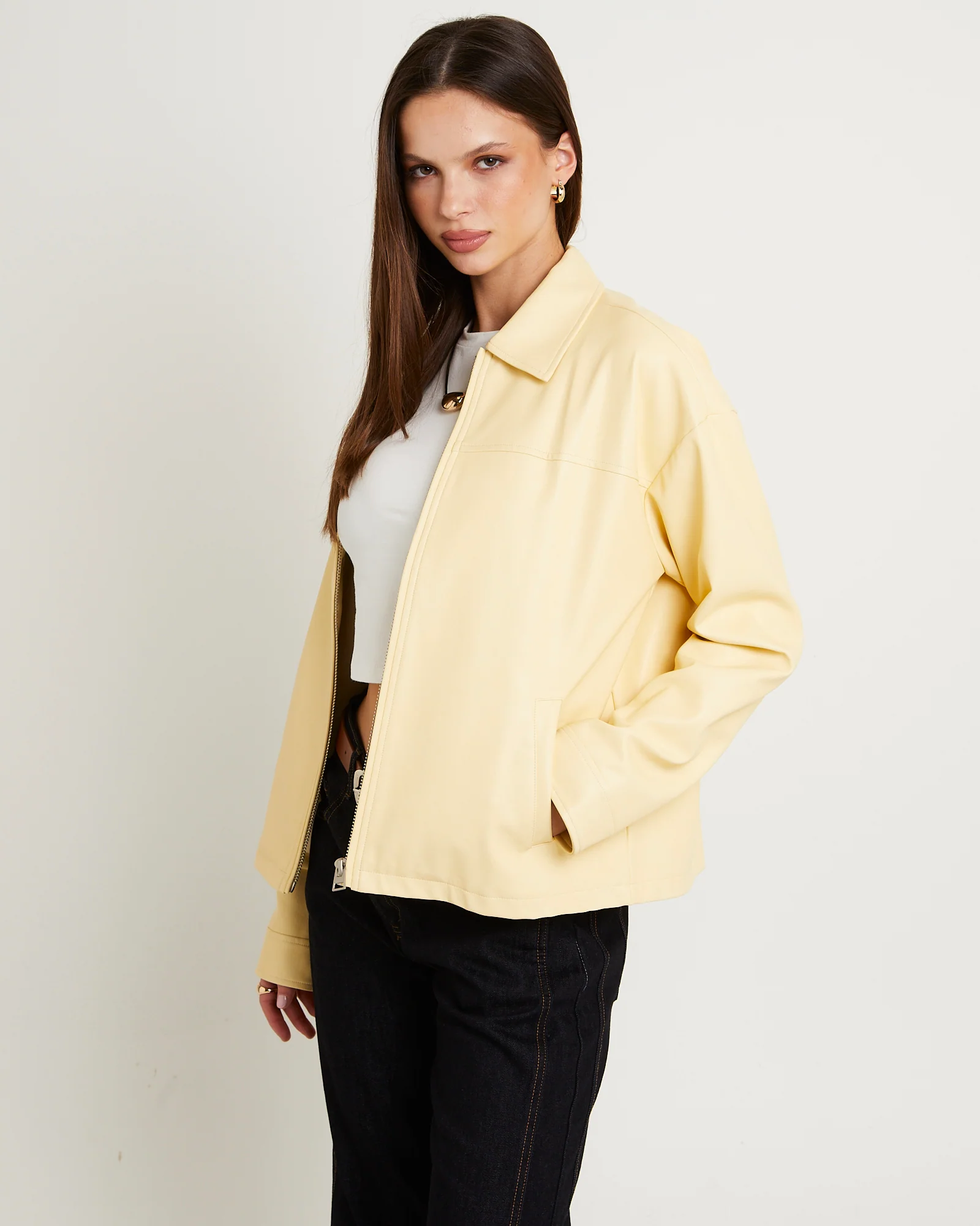 Clara Clean PU Jacket - Image 4