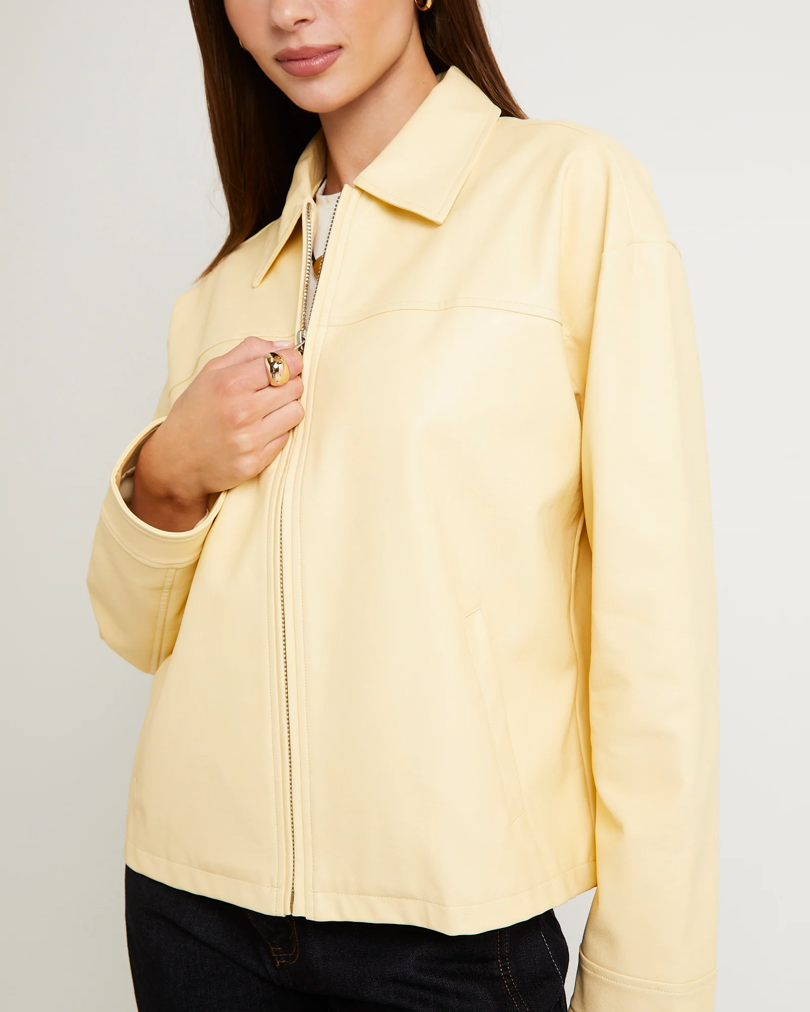 Clara Clean PU Jacket - Image 6