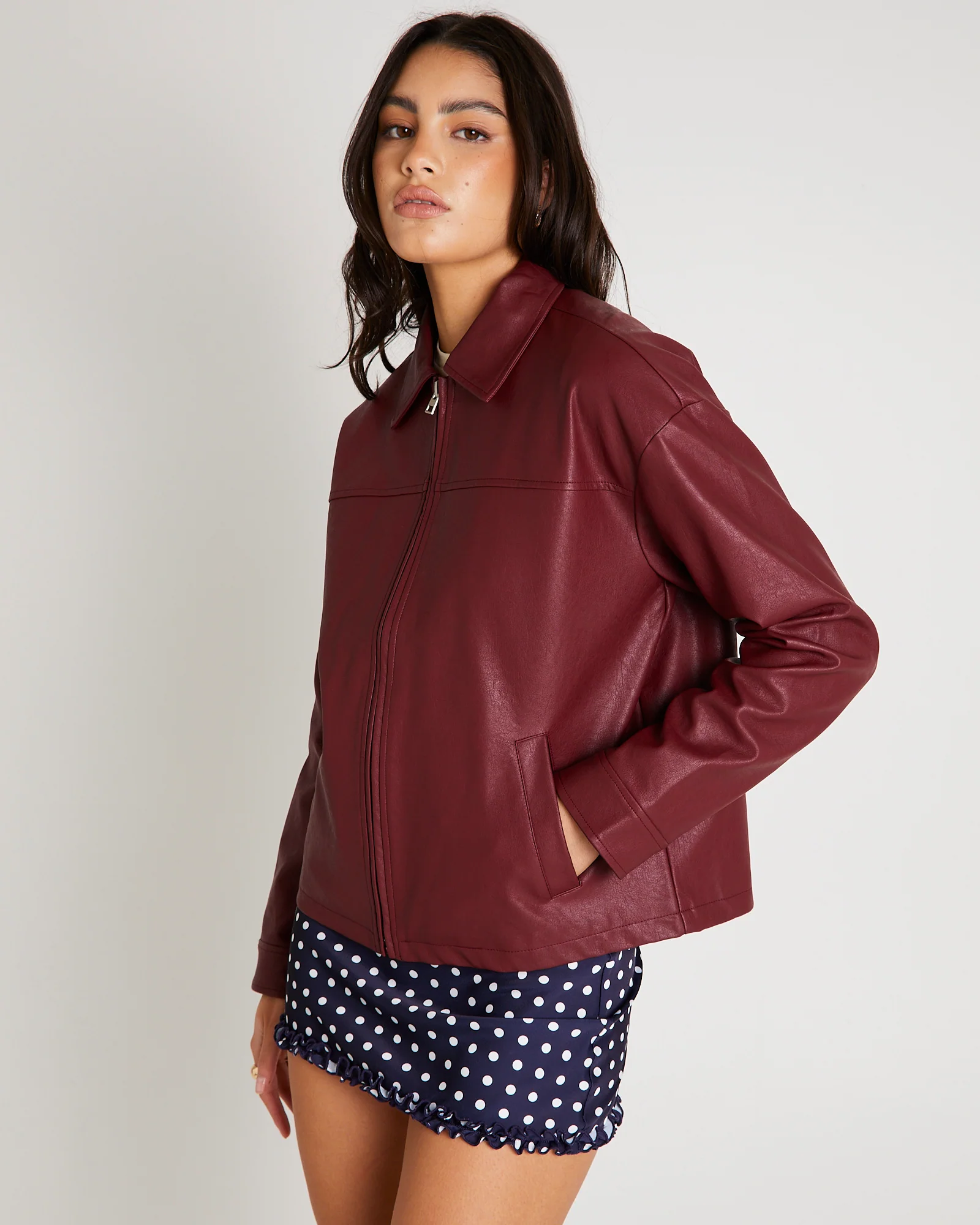 Clara Clean PU Jacket - Image 4