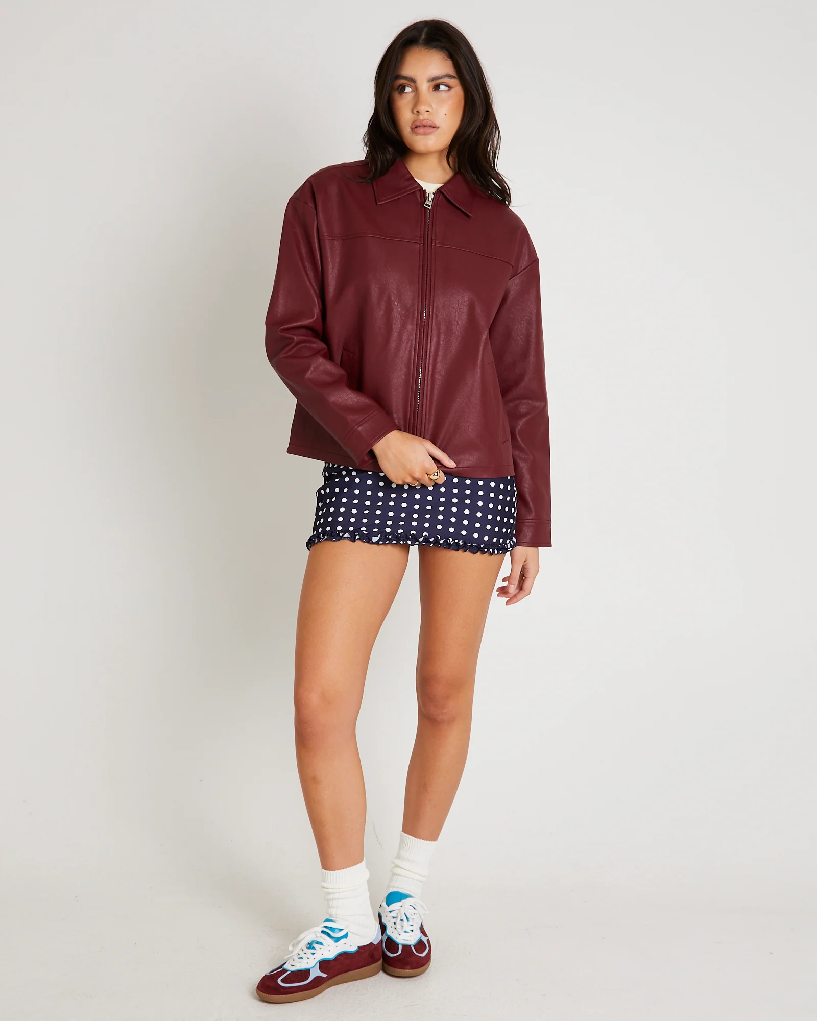Clara Clean PU Jacket - Image 9