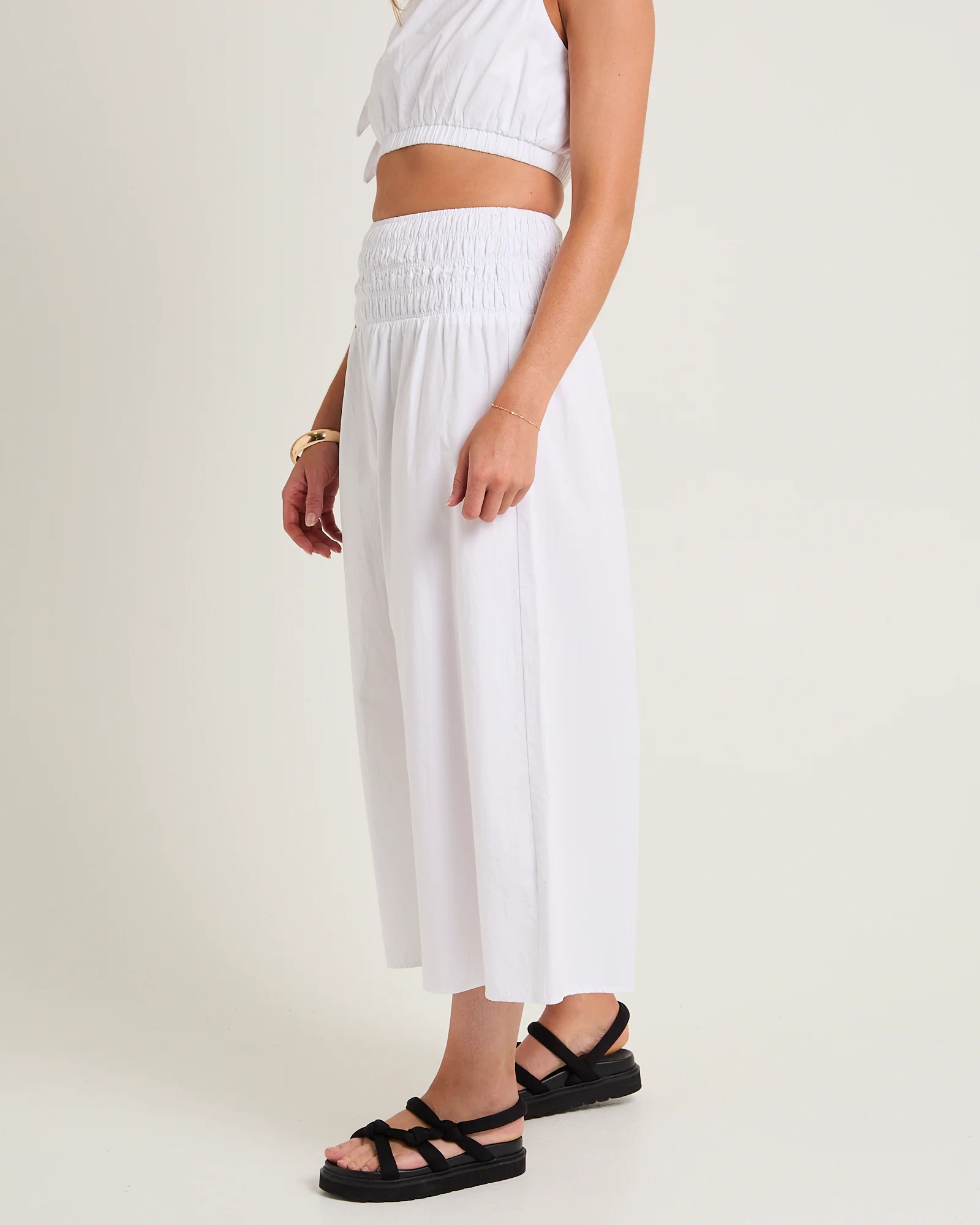 Clara Tie Side Midi Skirt - Image 4