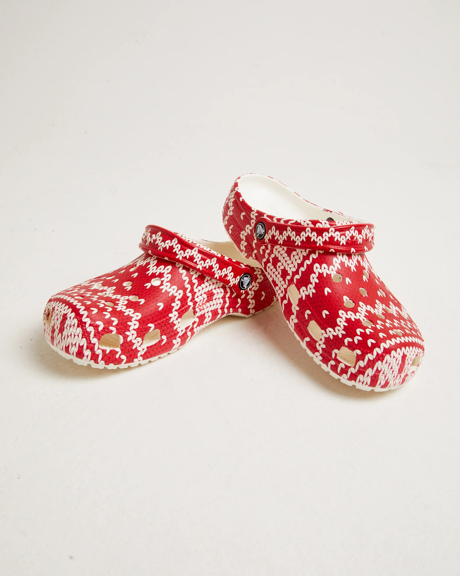 Classic Holiday Sweater Crocs in Multi - Image 3