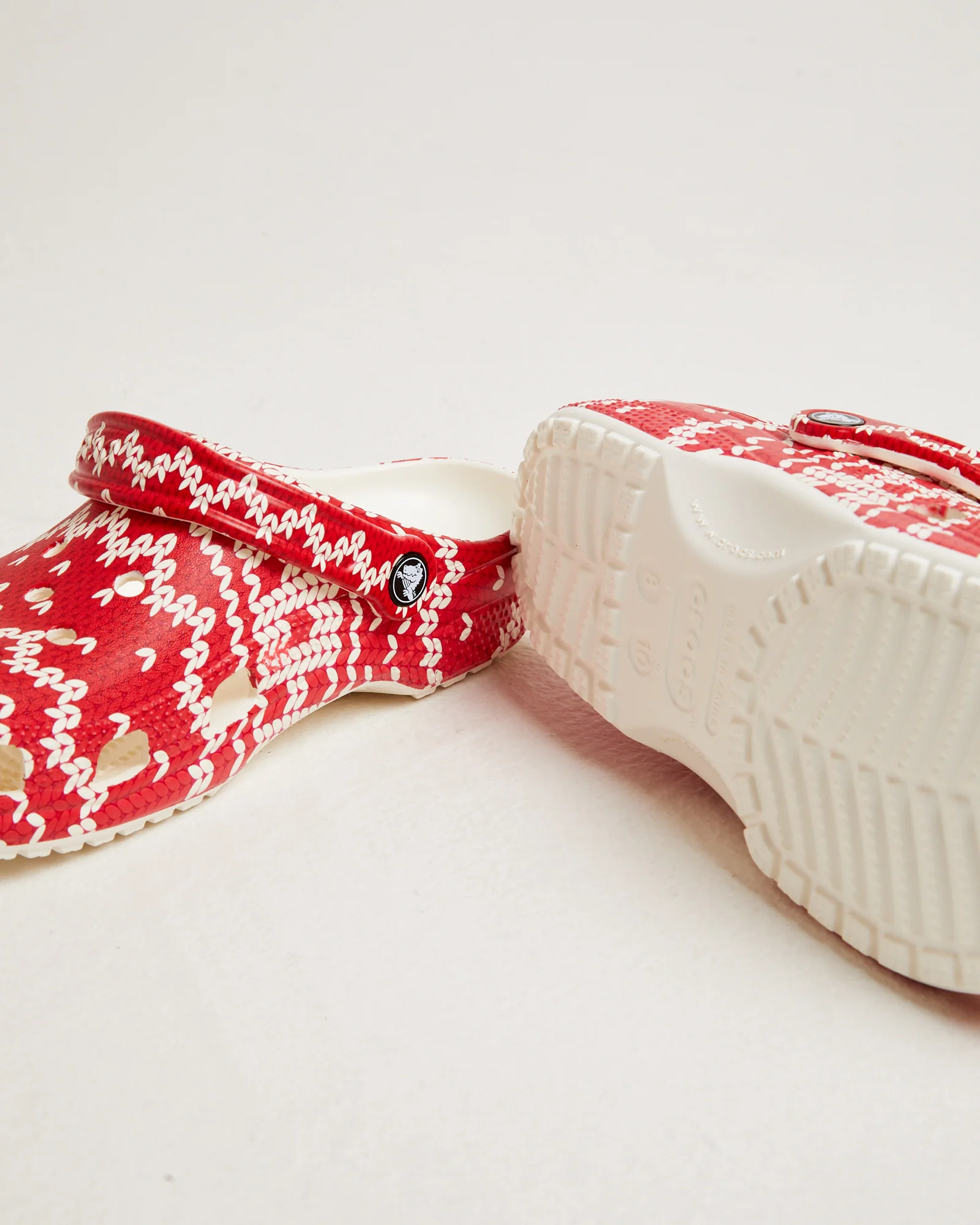 Classic Holiday Sweater Crocs in Multi - Image 4