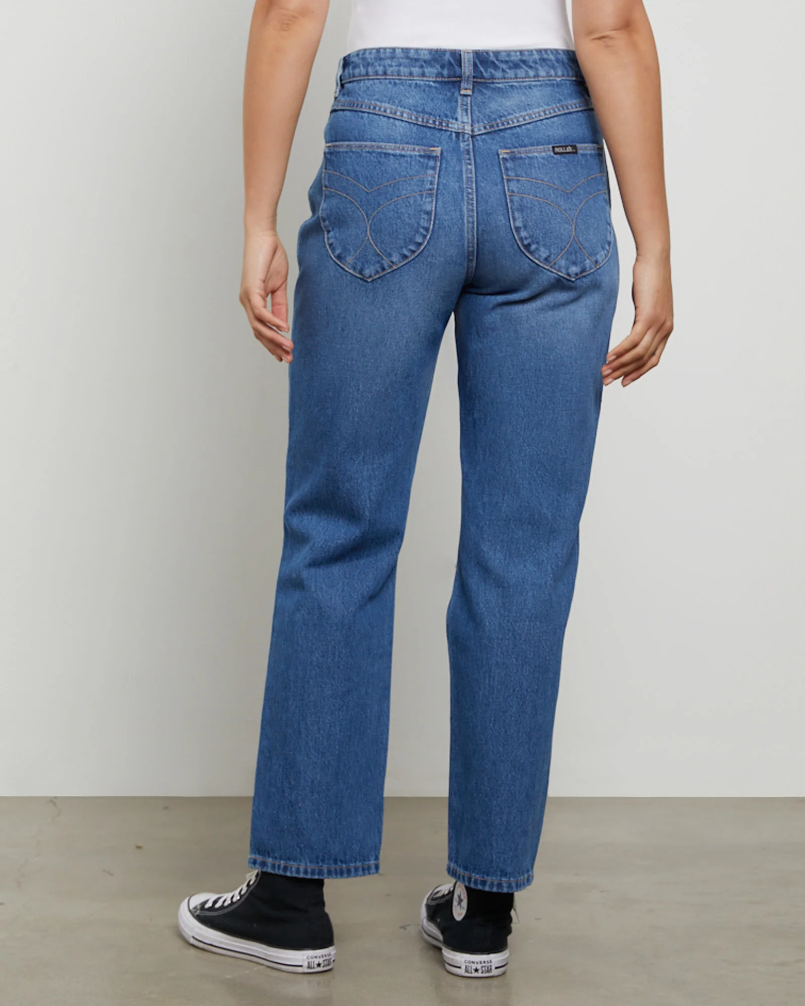Classic Straight Ankle Denim Jeans Linda - Image 2