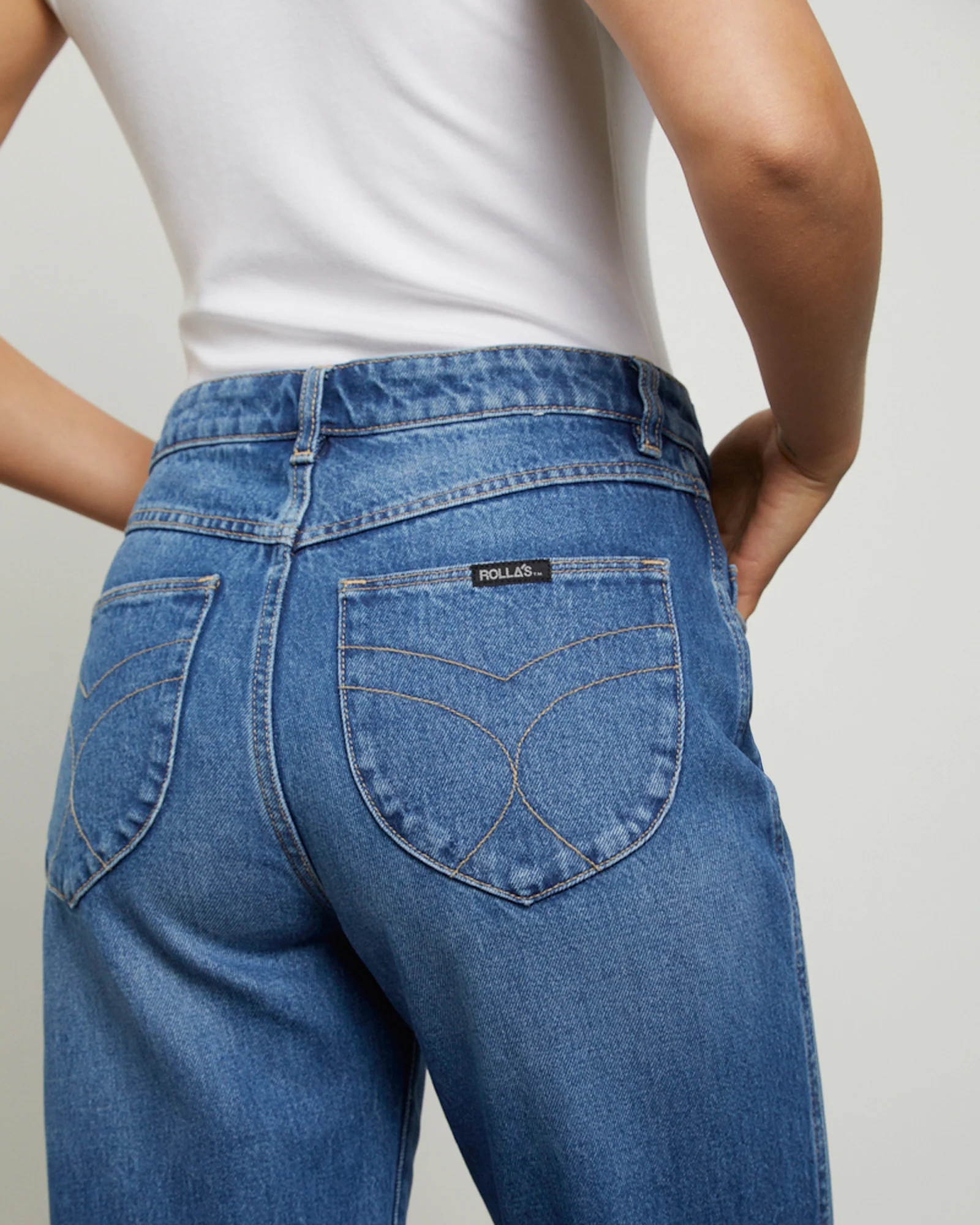 Classic Straight Ankle Denim Jeans Linda - Image 5