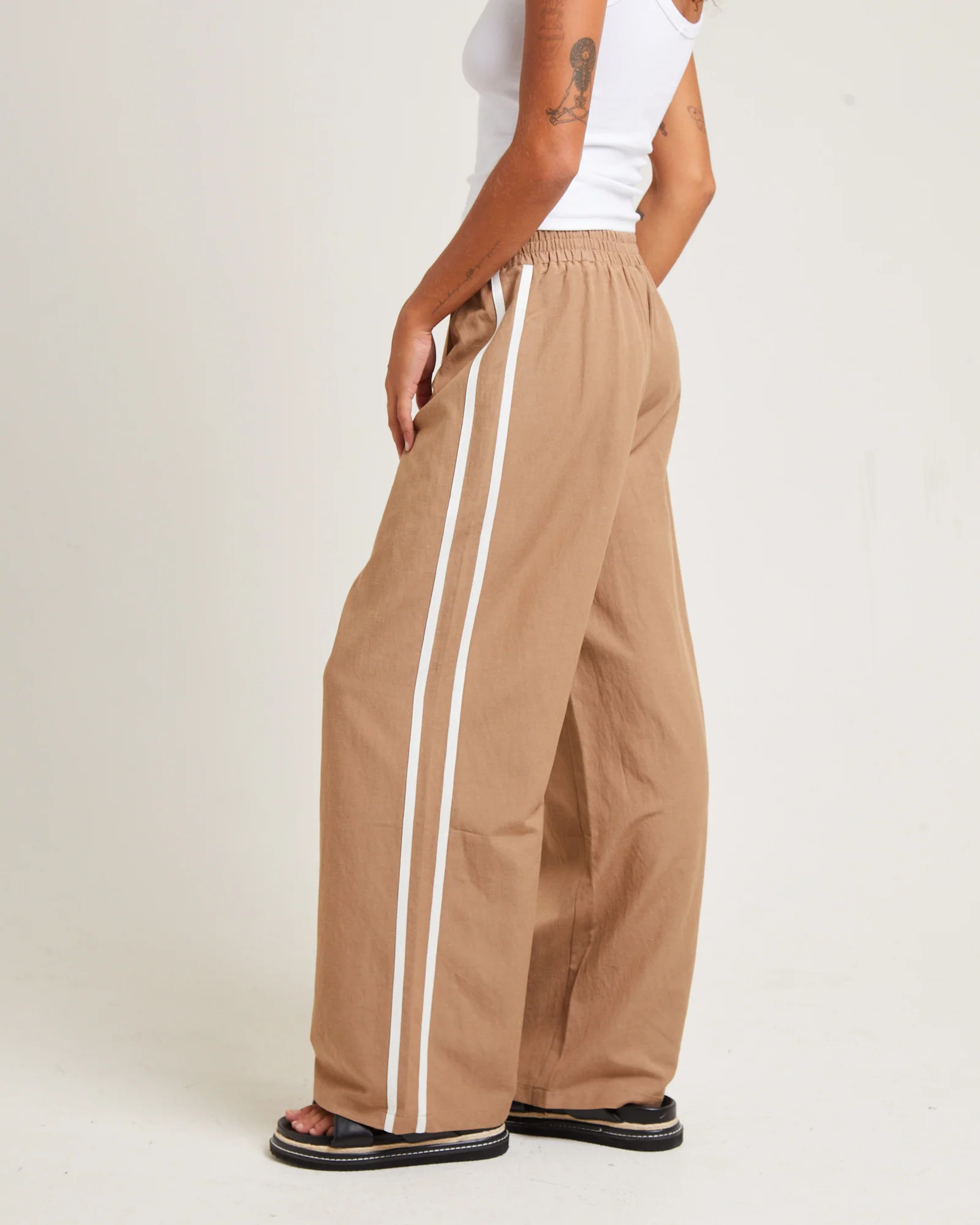 Cobi Cotton Sports Pants Caramel - Image 4