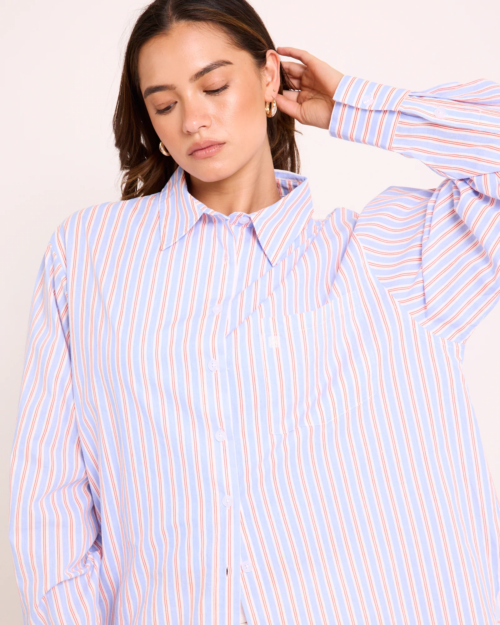 Coby Crisp Oversized Long Sleeve Shirt - Image 5