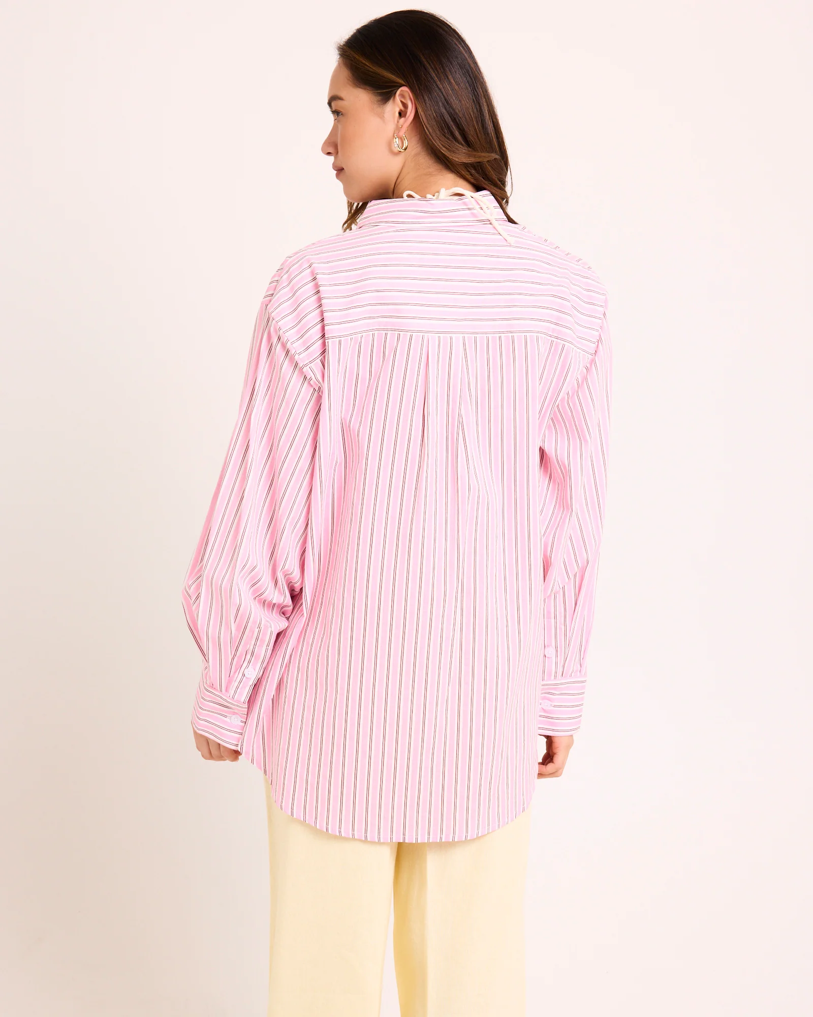 Coby Crisp Oversized Long Sleeve Shirt - Image 3