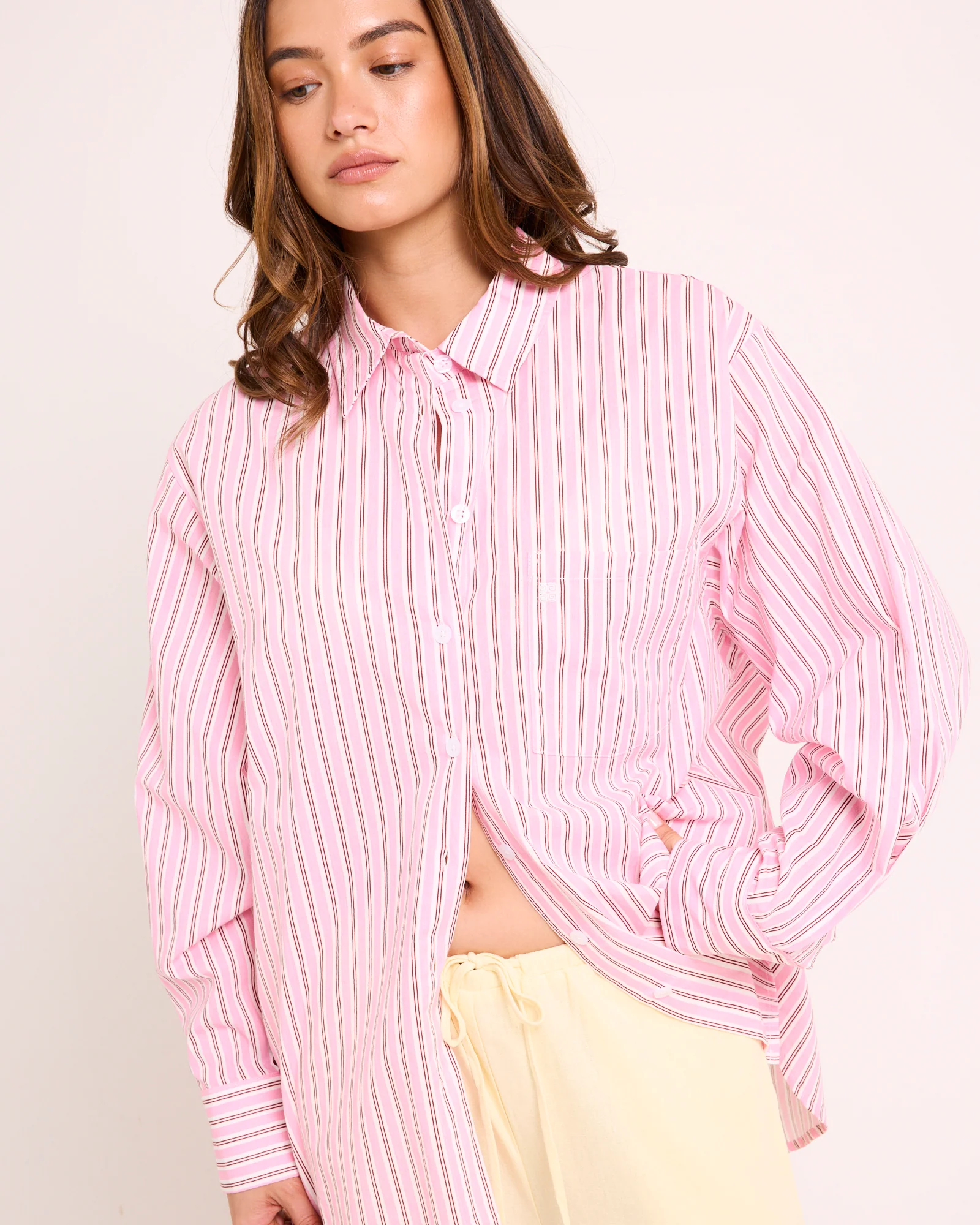 Coby Crisp Oversized Long Sleeve Shirt - Image 5