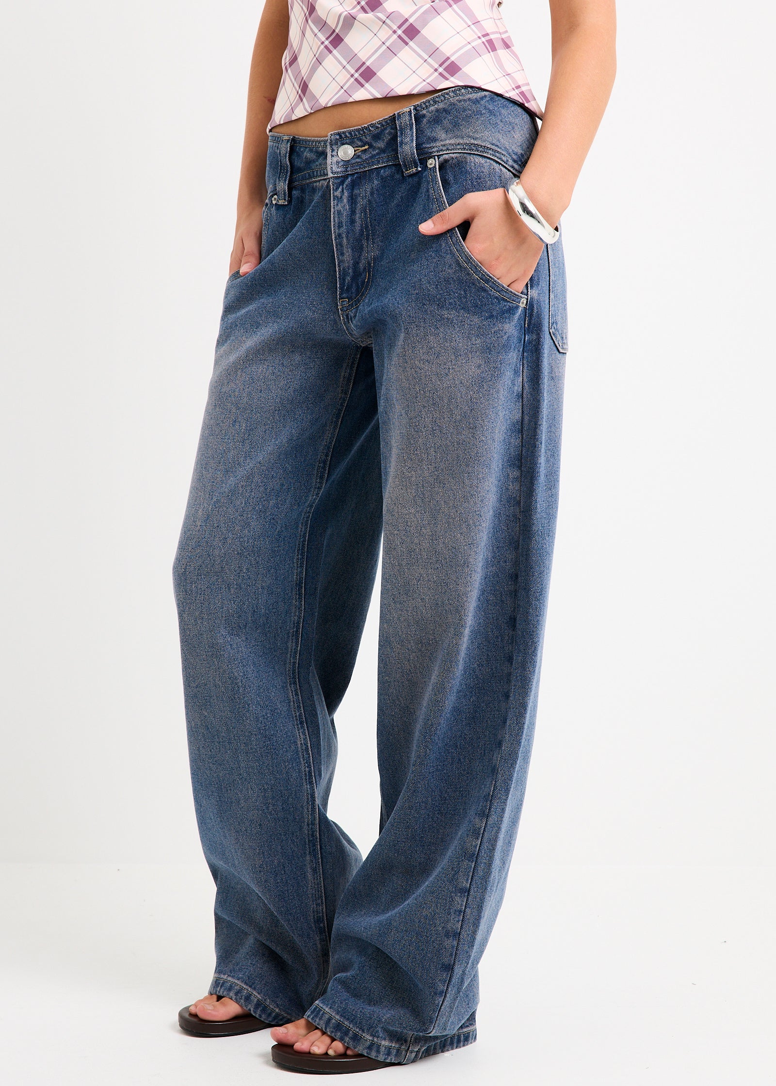 Cody Low Baggy Skate Denim Jeans - Image 4
