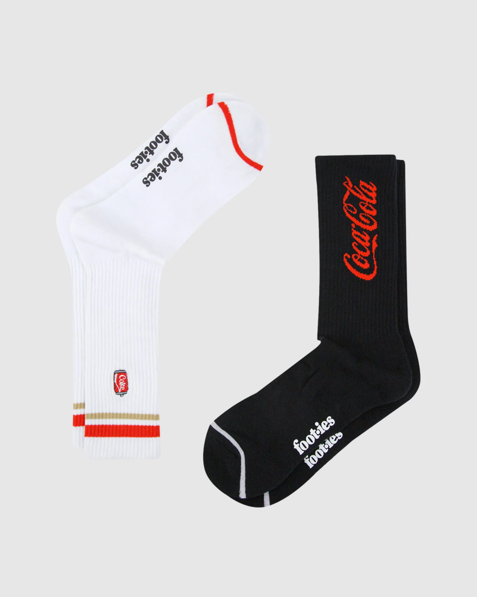 Coke Can Sneaker Socks 2 Pack - Image 2