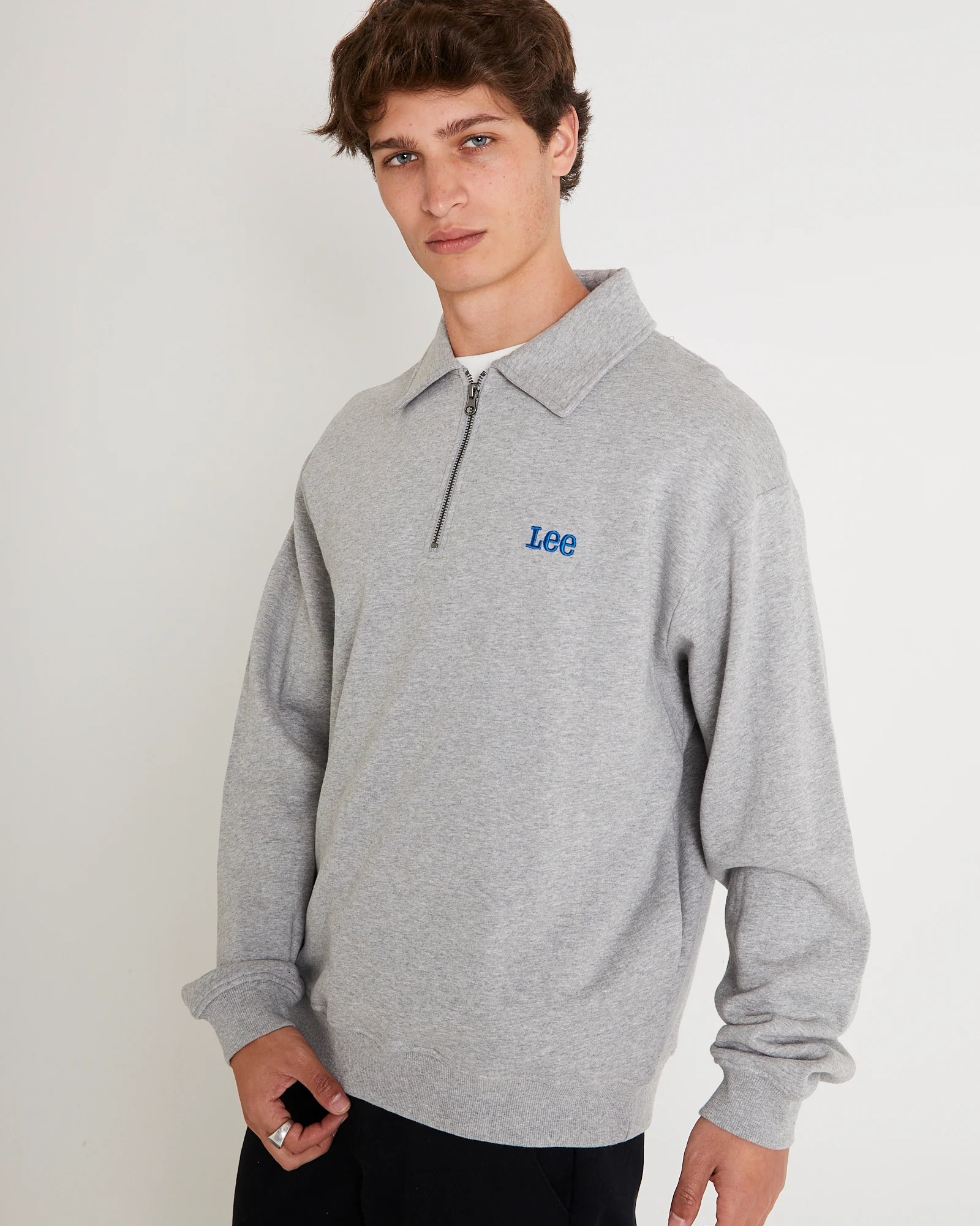 Collar Fleece Sweat - Image 4