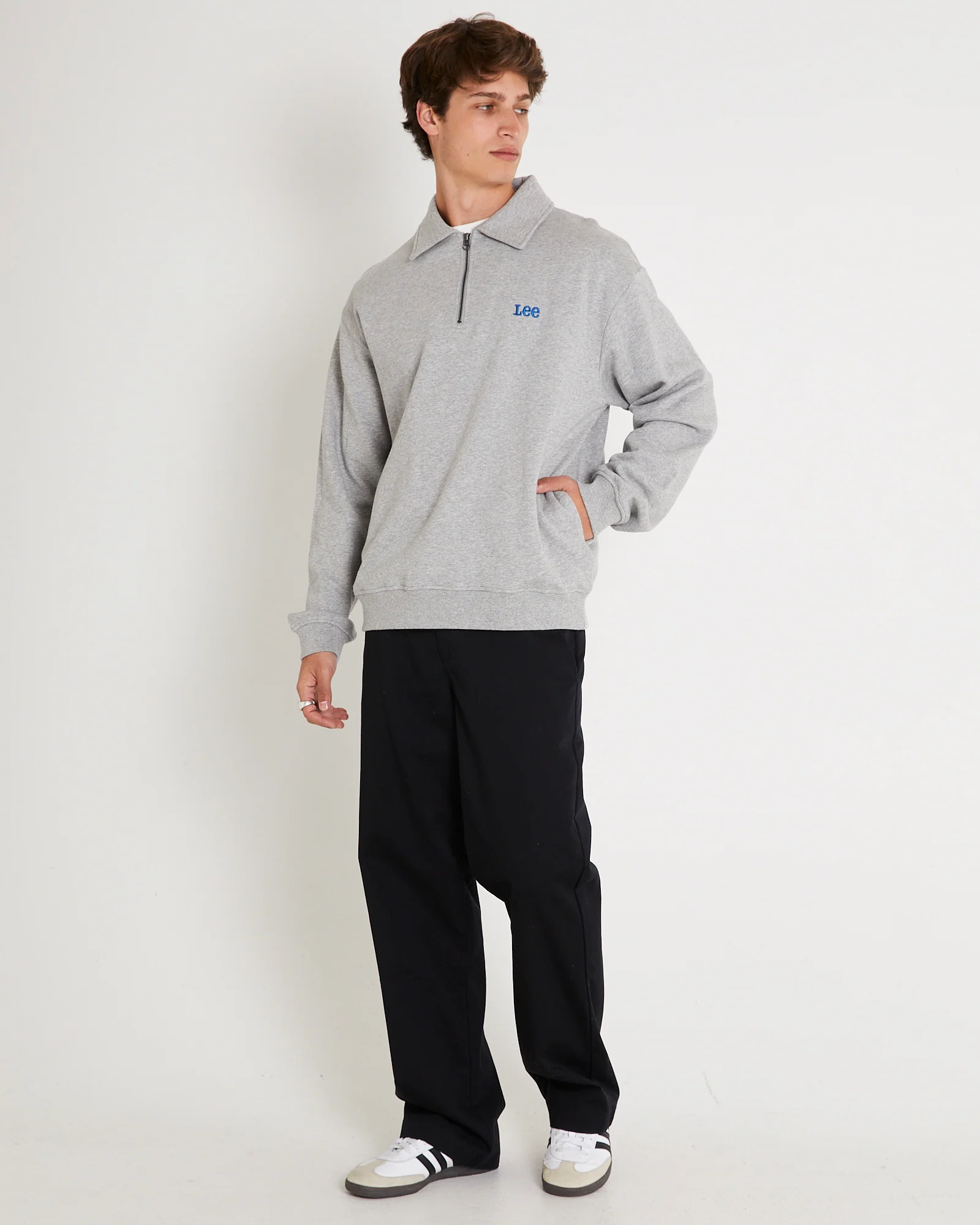 Collar Fleece Sweat - Image 5