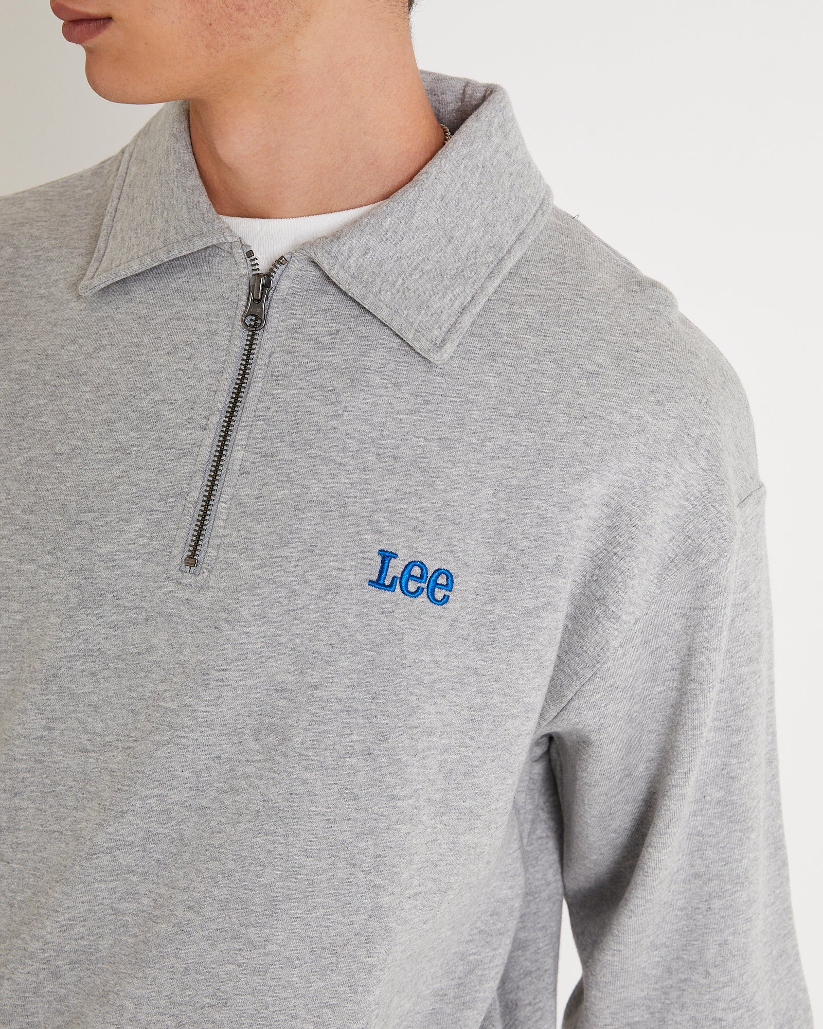 Collar Fleece Sweat - Image 6