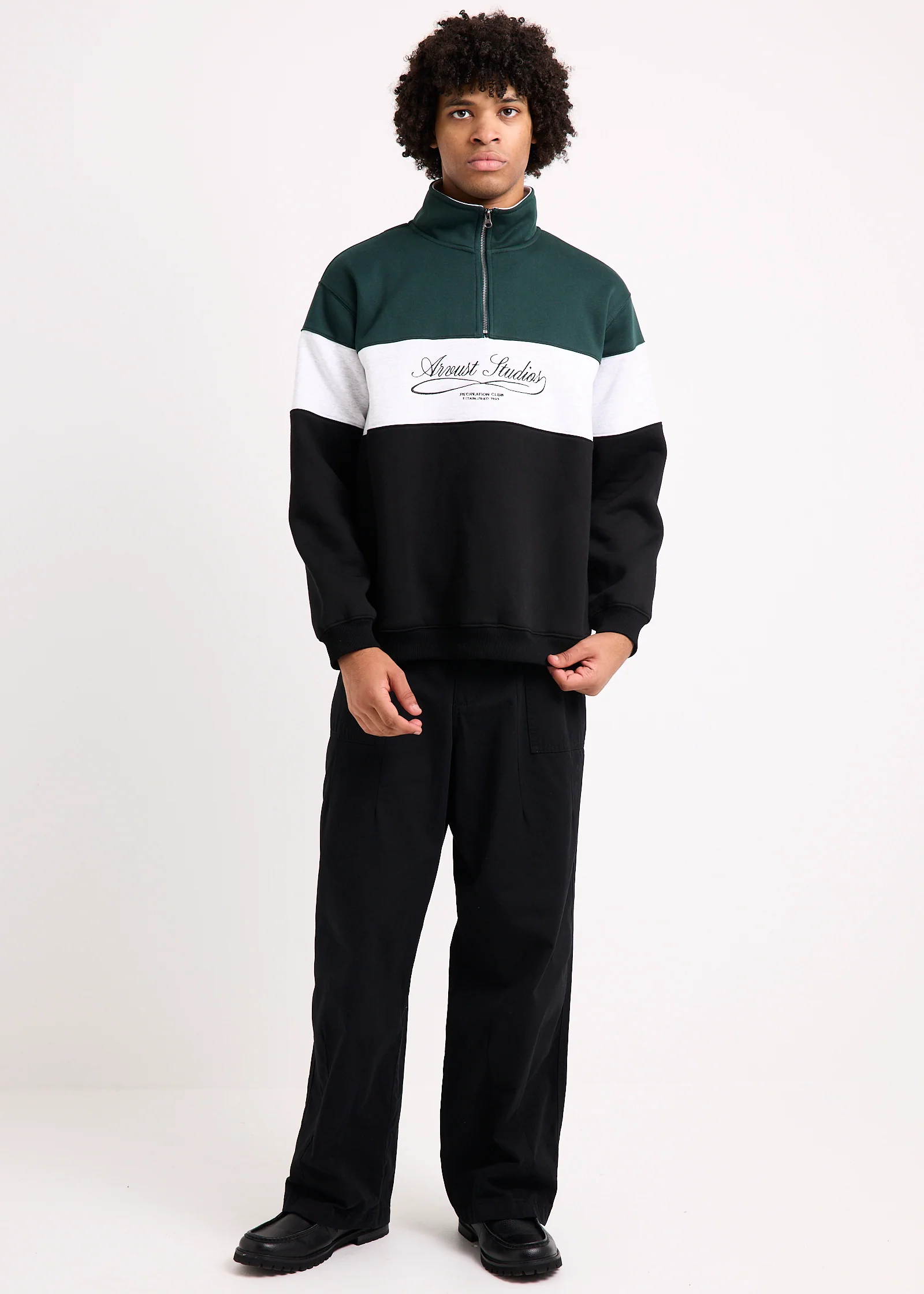 College Quarter Zip Jacket - Image 3