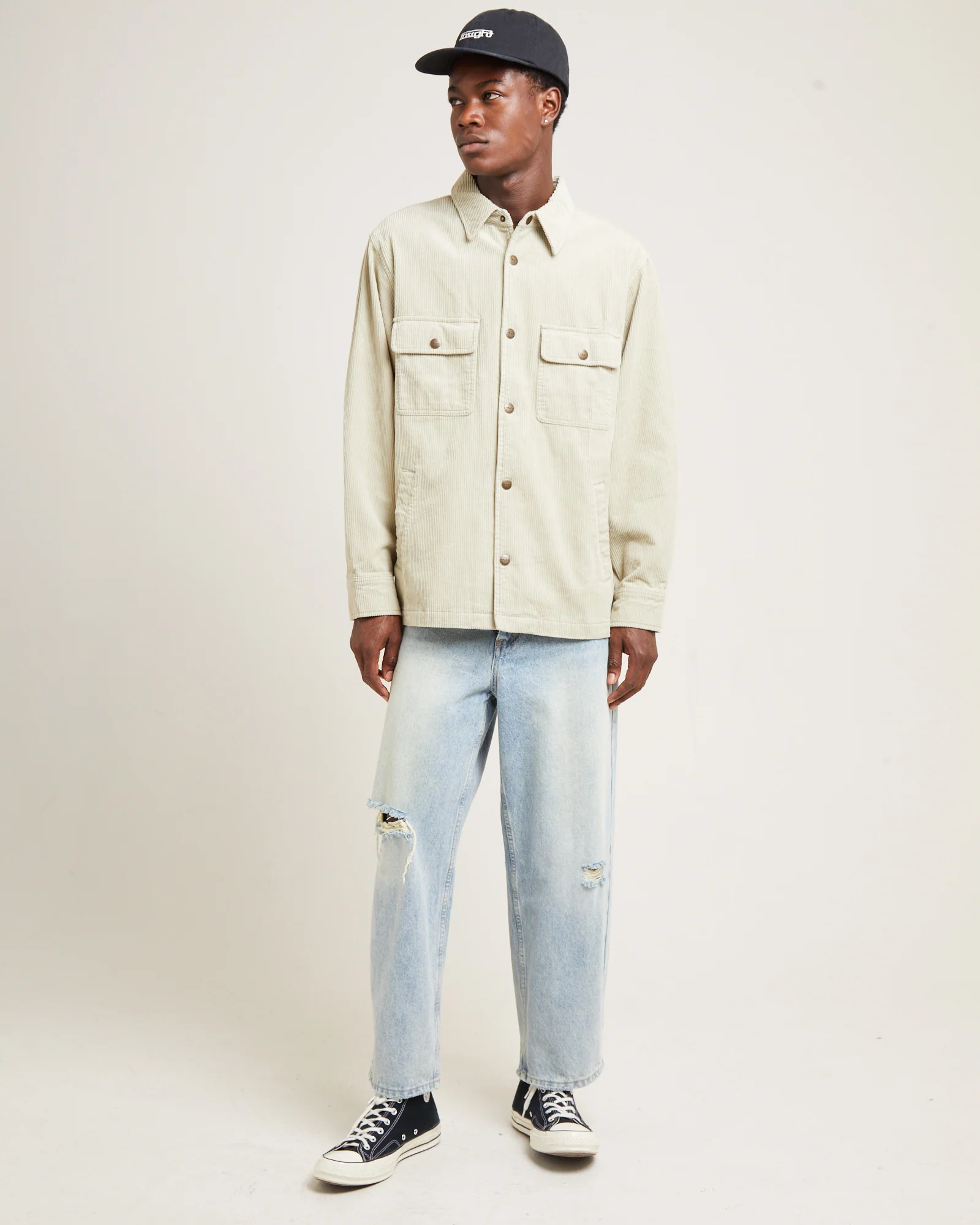 Conditions Cord Long Sleeve Overshirt - Image 3